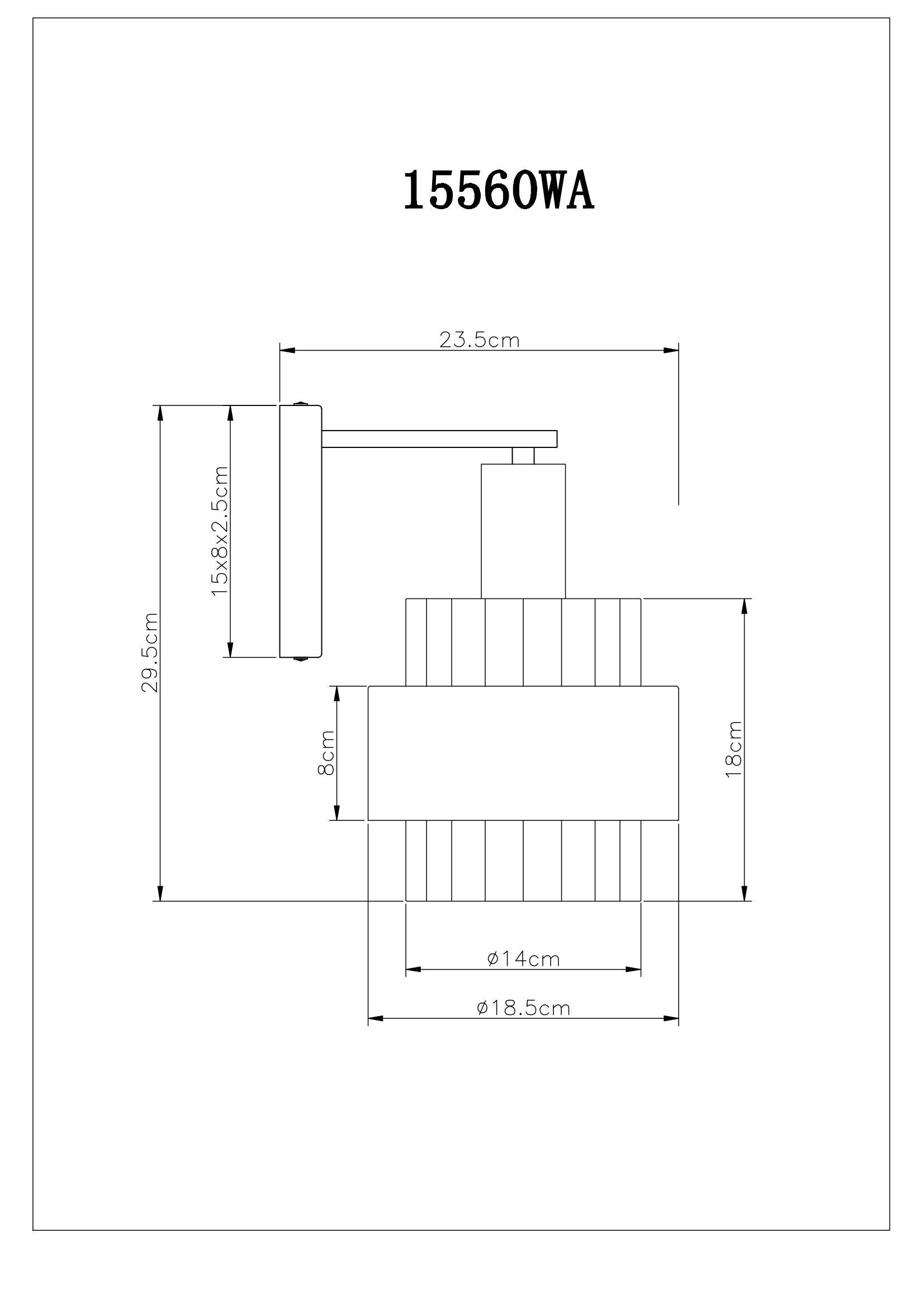 GLOBO LIGHTING Wandleuchte »MILLEY«, Leuchtmittel E27 | ohne Leuchtmittel, Wandlampe/Spot/Wohnzimmer/Flur/Glas amber/Metall
