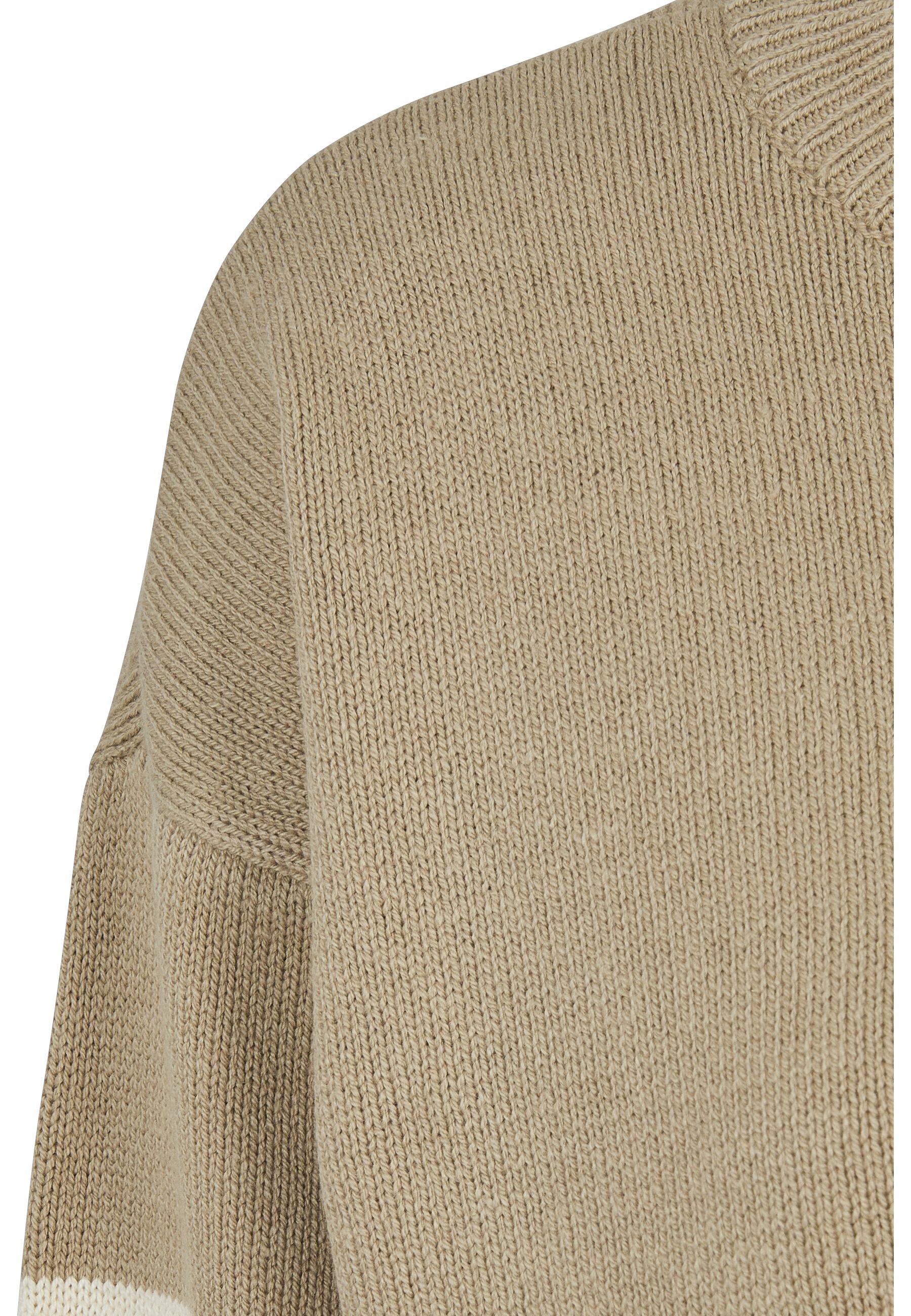 Urban Classics Striped Knit Crew Sweater Wetsand M 3