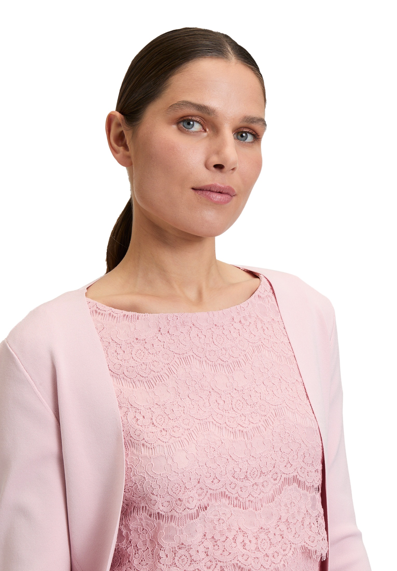 Vera Mont Strickjacke »Vera Mont Strickbolero langarm«, Ärmelschlitz