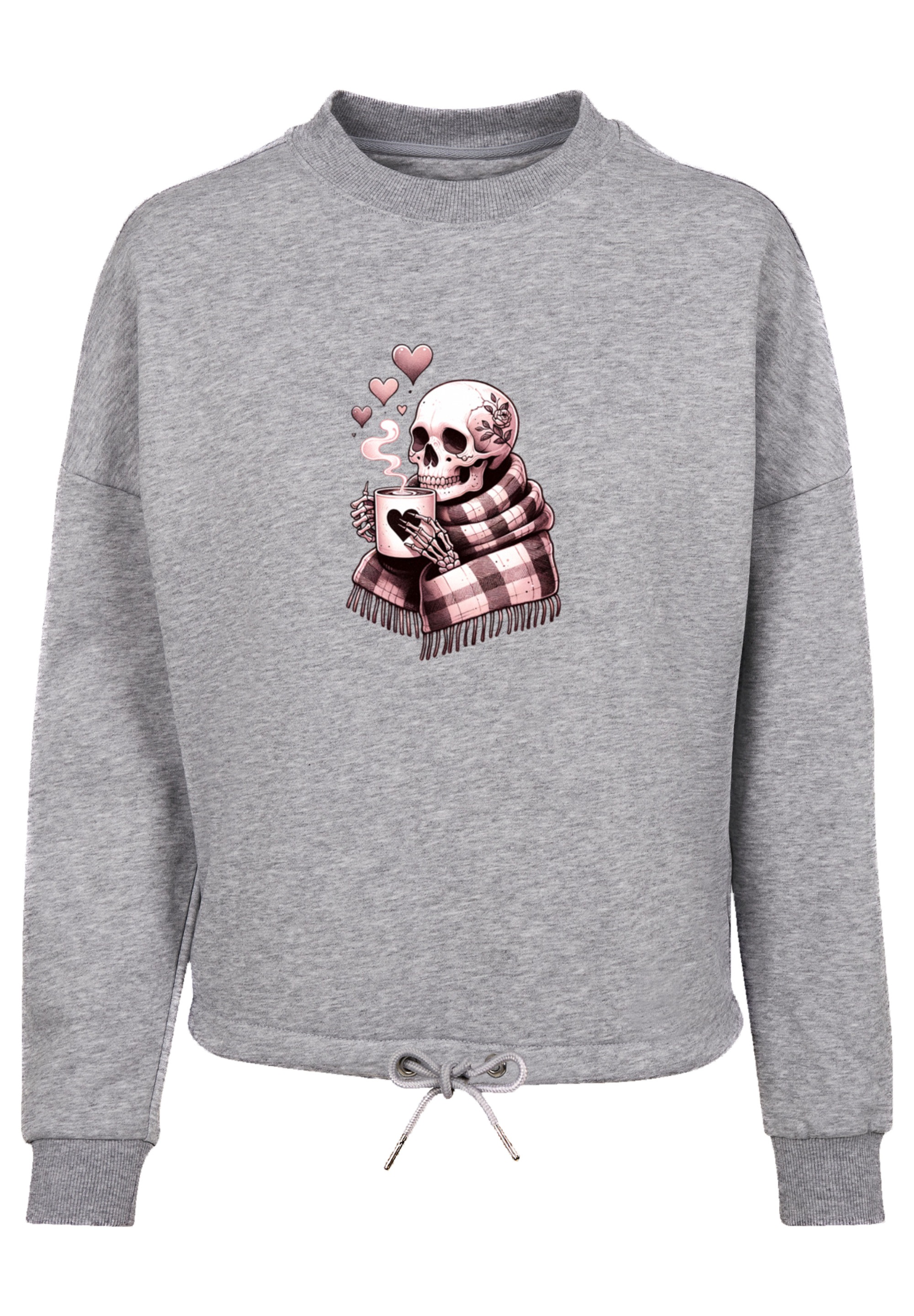 F4NT4STIC Sweatshirt »Cozy Winter Skelett«, Premium Qualität