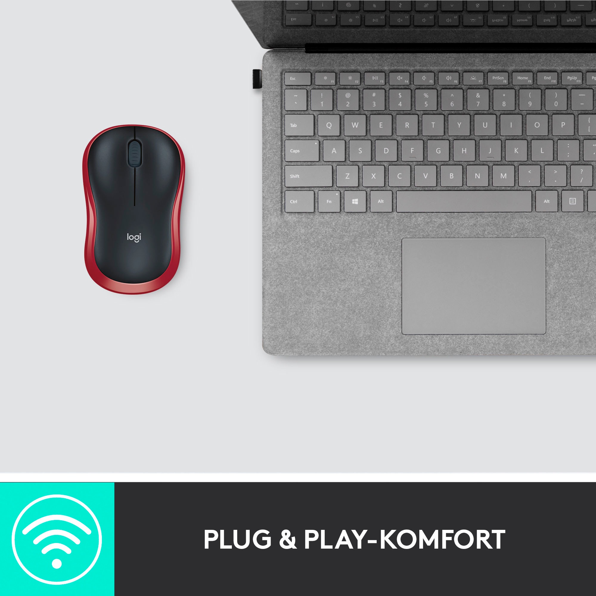 Logitech Maus »M185«, Funk