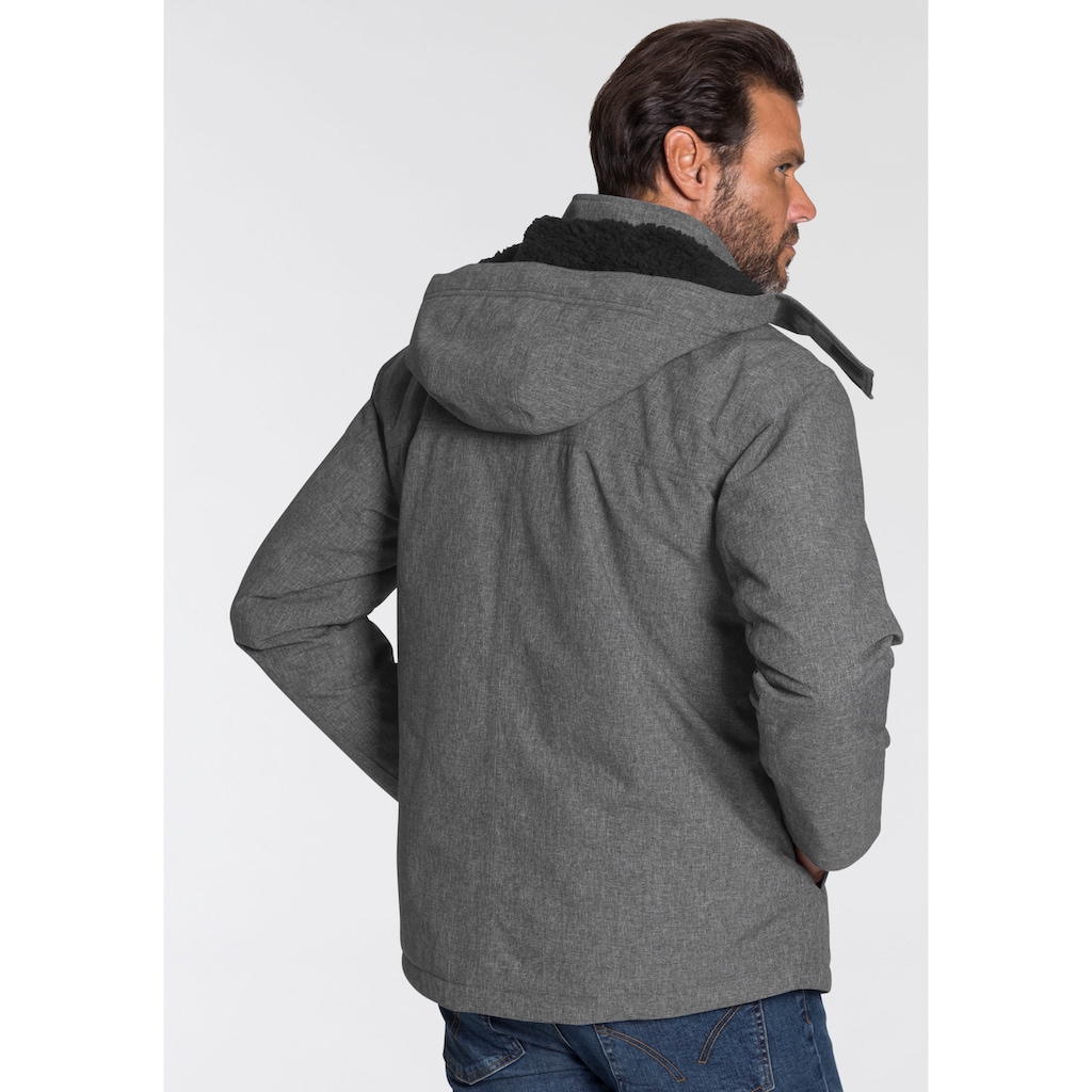 Man's World Outdoorjacke, mit Kapuze