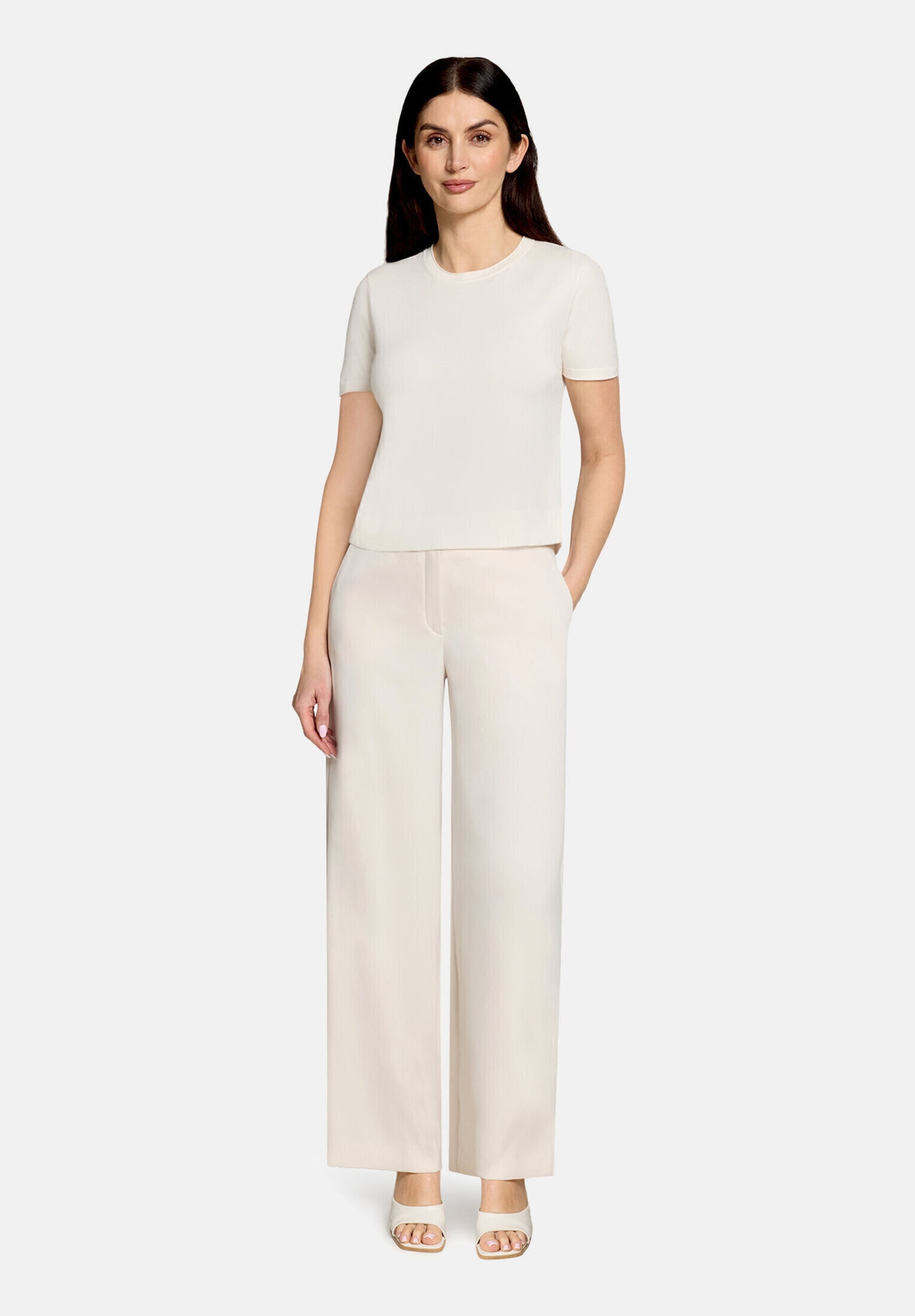 Vera Mont Kurzarmshirt "Damen mit Rundhalsausschnitt" 1 Stk. Struktur