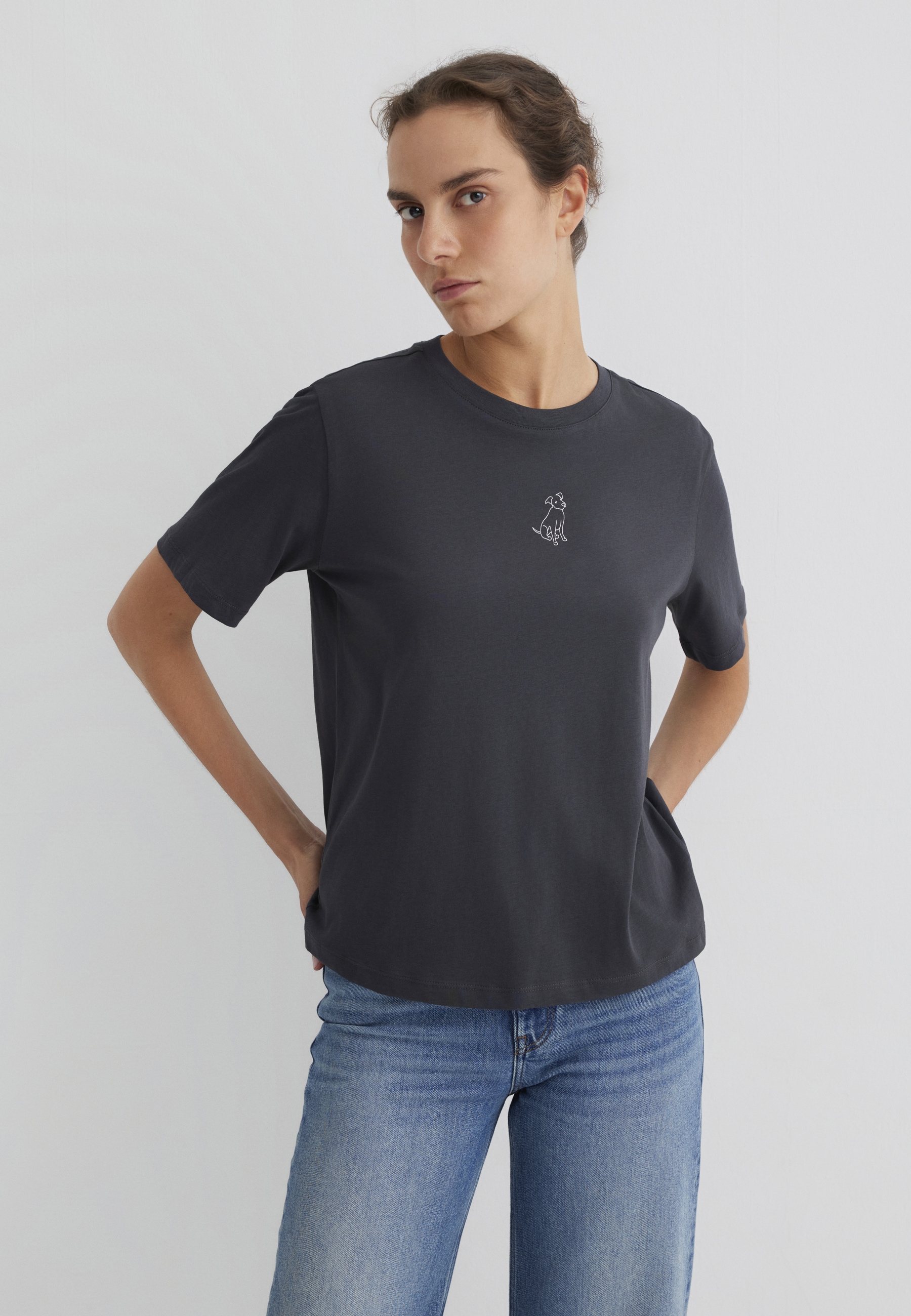 Mavi T-Shirt »DOG PRINTED TSHIRT«, Print T-Shirt