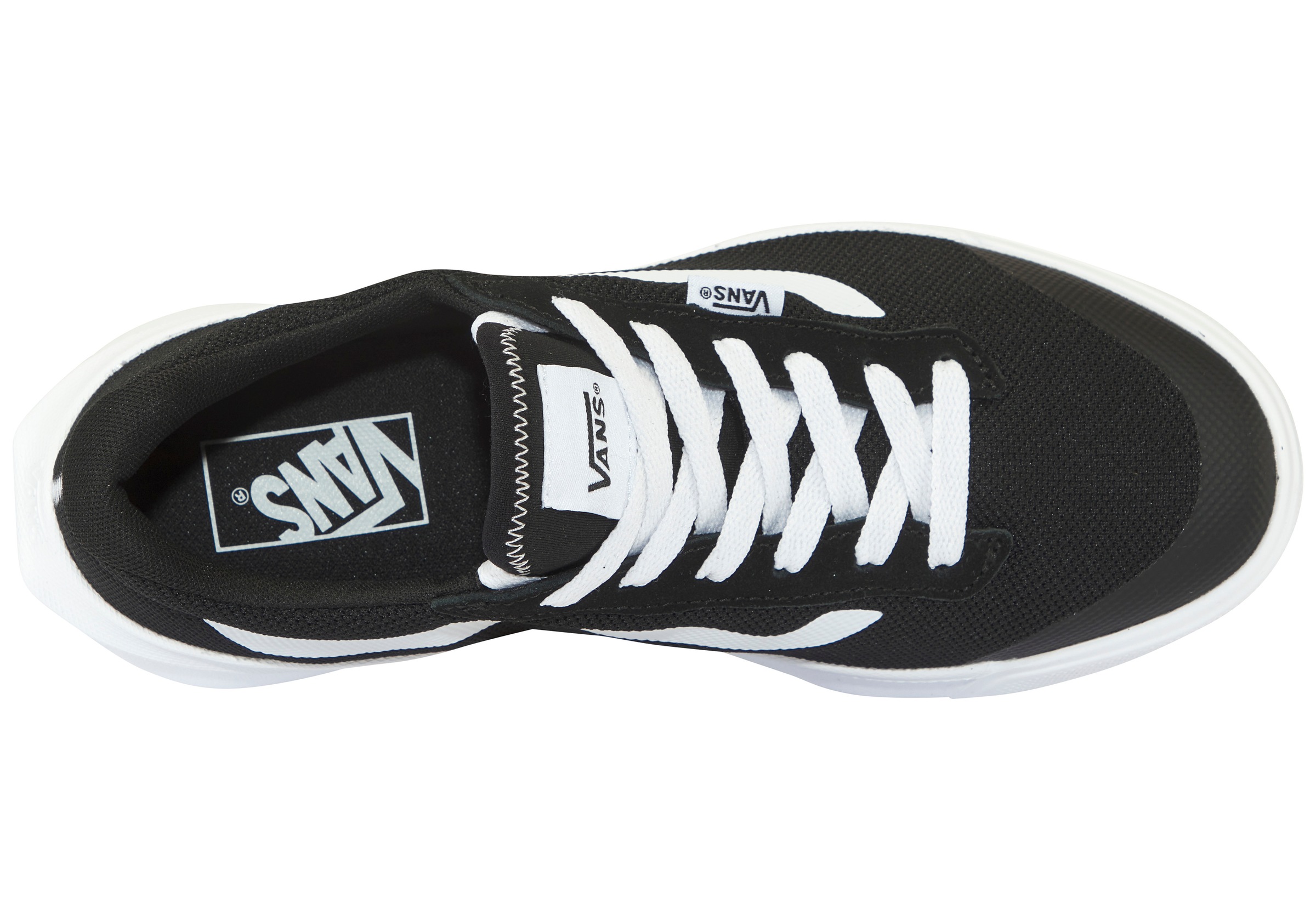 Sneaker VANS "Range BRZ", Herren, Gr. 40, schwarz, weiß, Textil, Schuhe Sneaker 3
