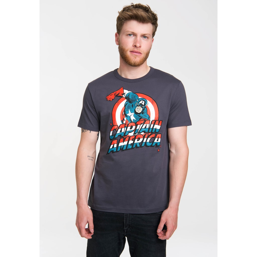 LOGOSHIRT T-Shirt »Marvel Comics« mit lizenzierten Originaldesign