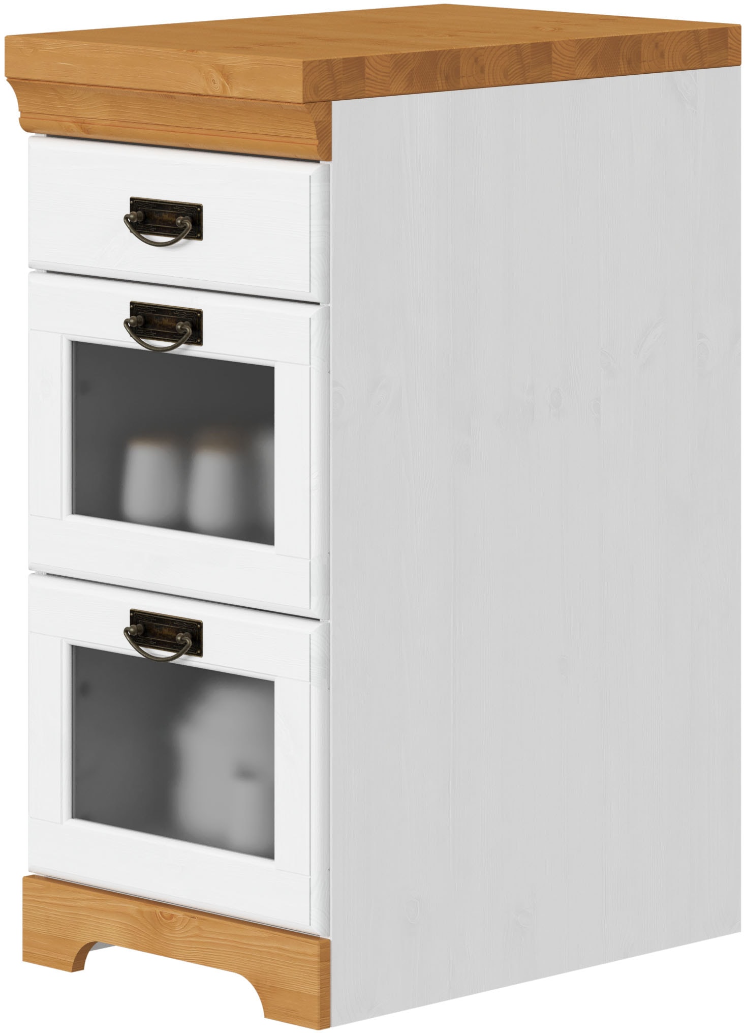 Home affaire Unterschrank "Rügen", Breite 40 cm, Kiefer massiv, Schubkästen günstig online kaufen