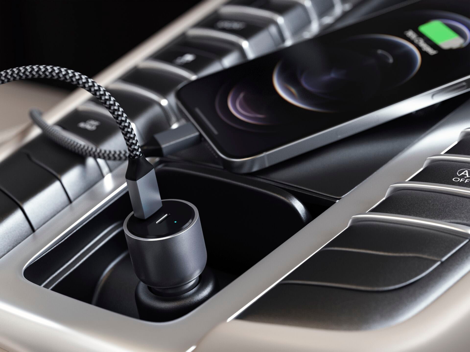 Satechi USB-Ladegerät »40W Dual USB-C PD Car Charger«