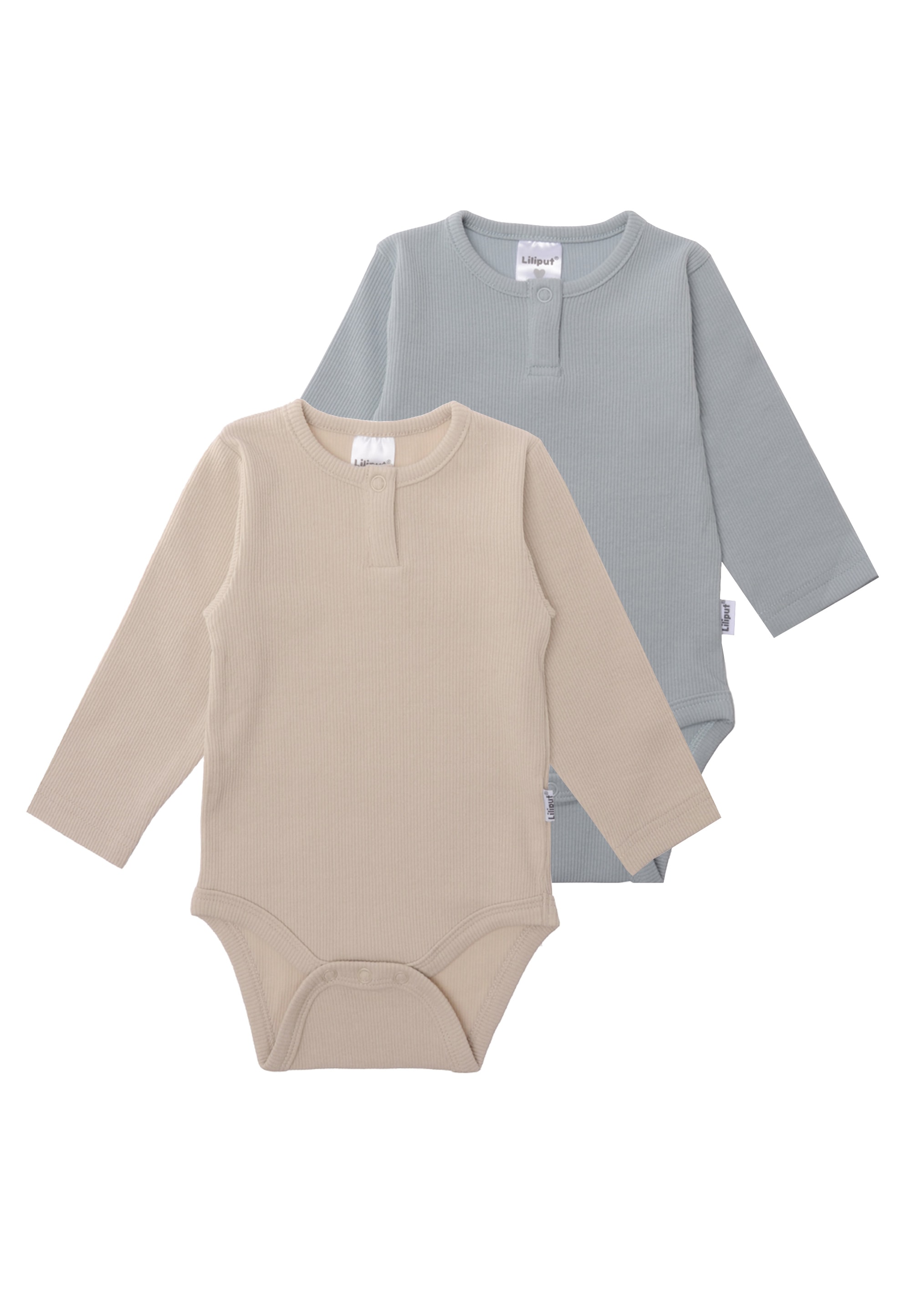 Liliput Langarmbody 2 Stk. im 2er-Pack mit Druckknöpfen im Schritt
