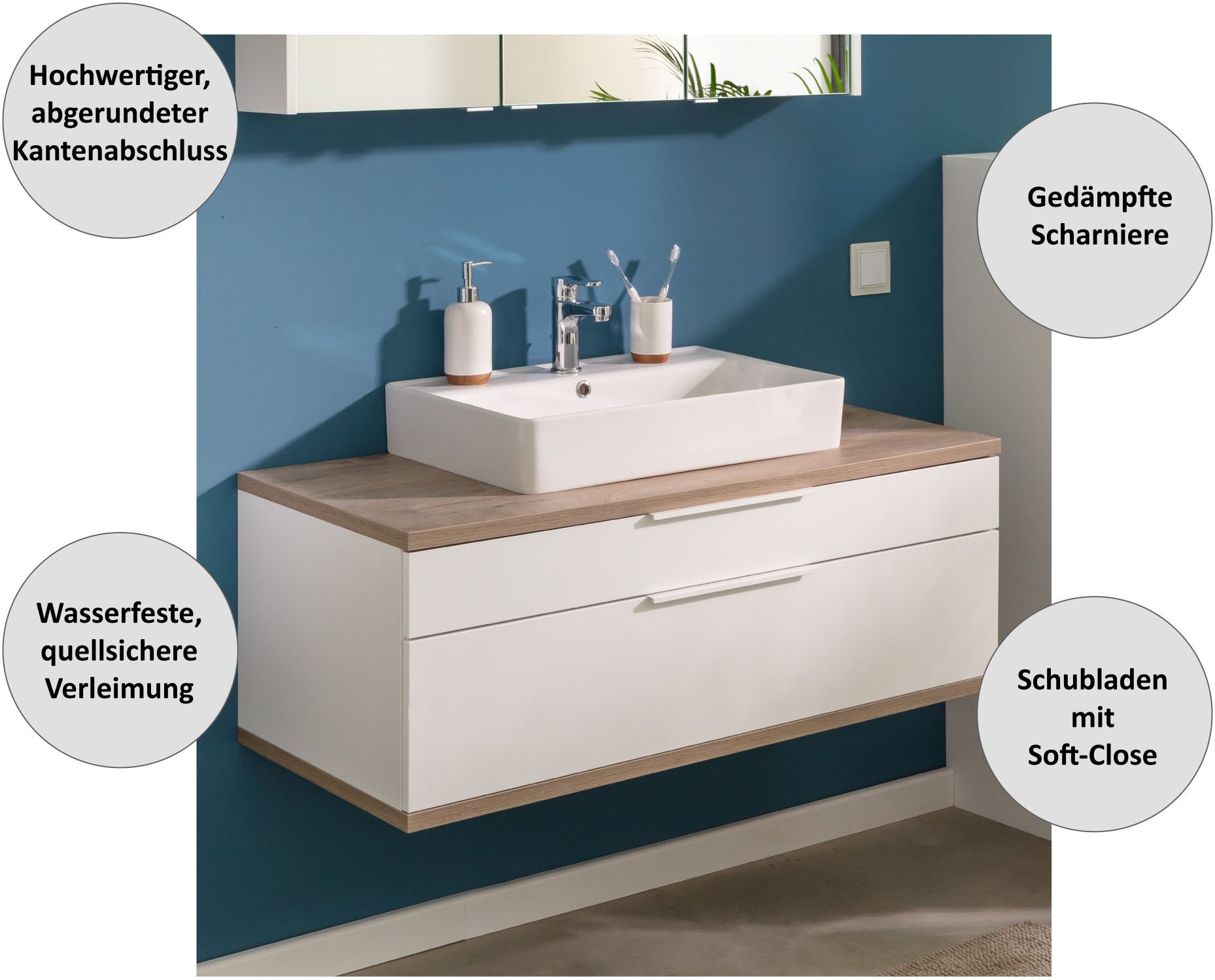 FACKELMANN Badmöbel-Set, (3 St.)