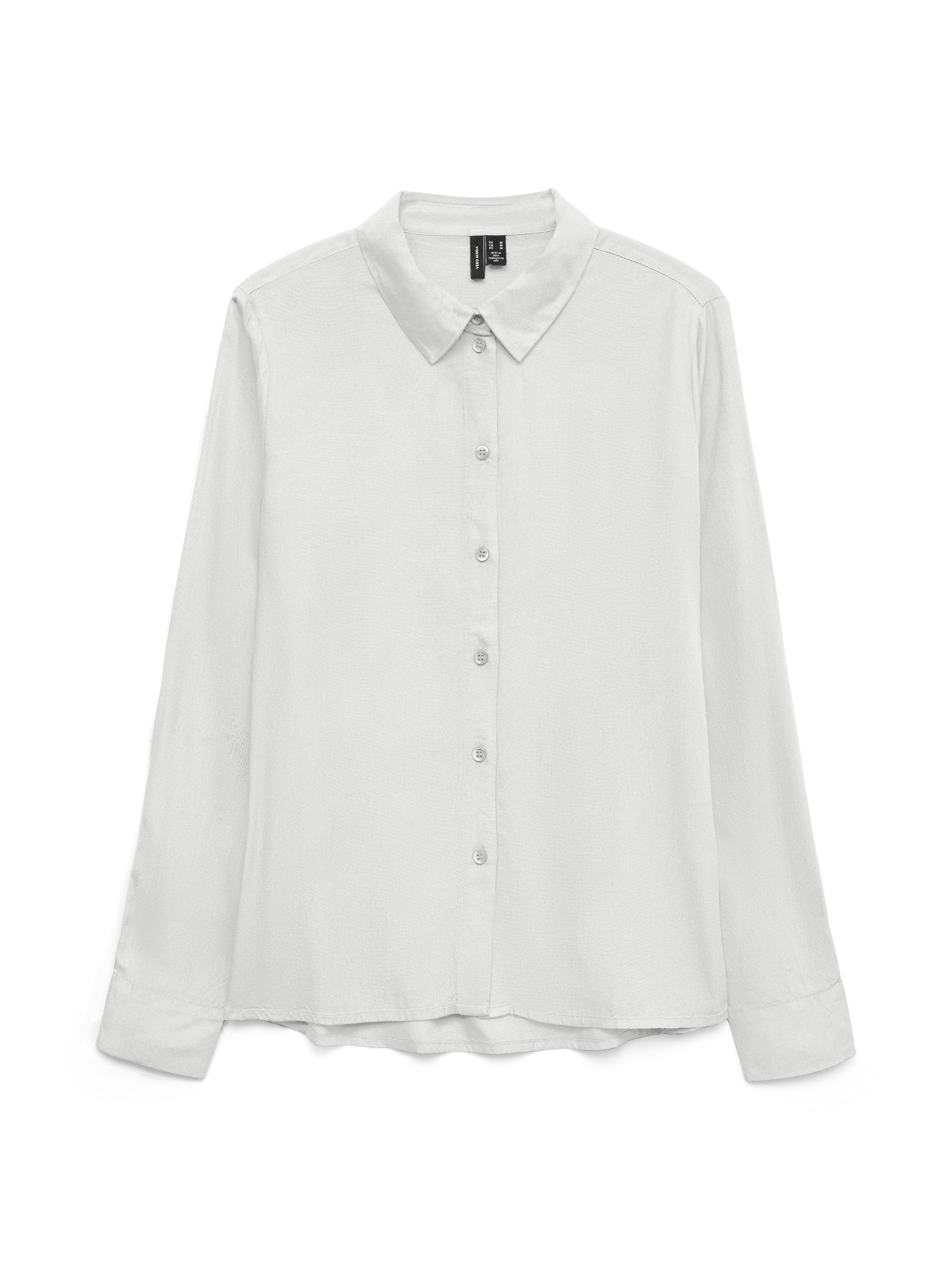 Vero Moda Hemdbluse »VMBUMPY L/S BASIC SHIRT WVN GA NOOS«