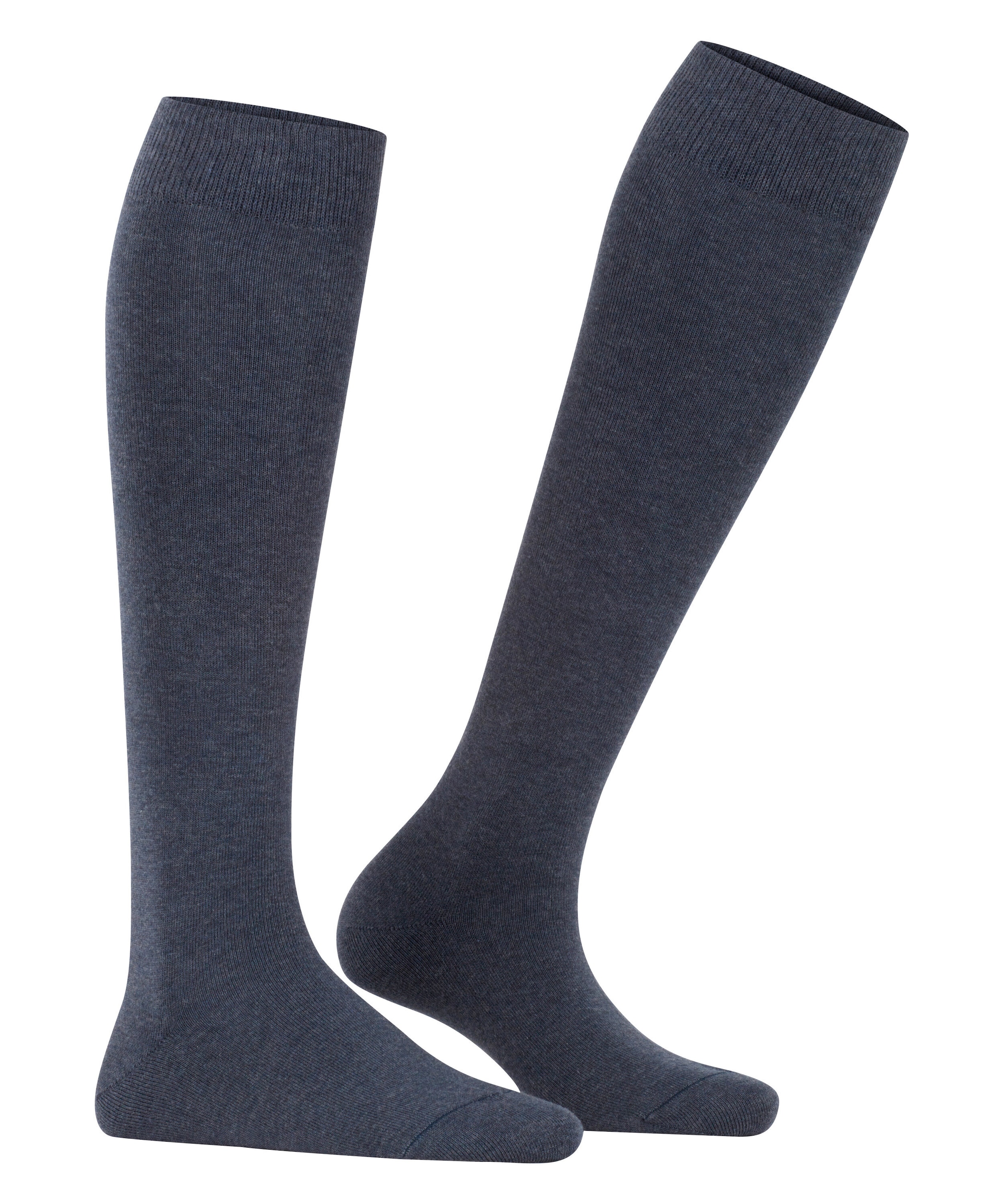 Esprit Kniestrümpfe »Basic Pure« blickdicht, unifarbenes Basic-Design, geripptes Bündchen