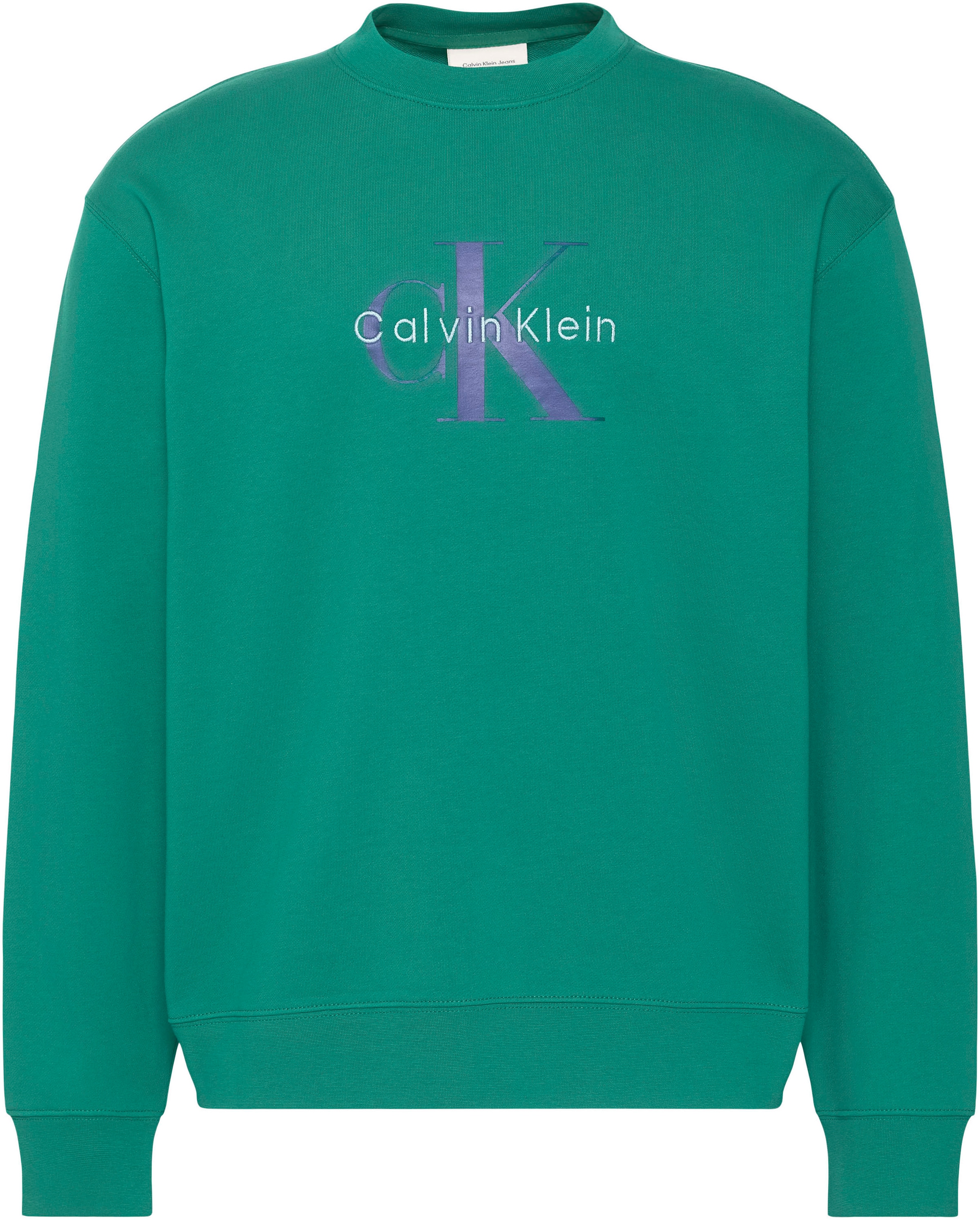 Calvin Klein Jeans Sweatshirt "LS EU 350TERRY MONOLOGO CN SWTSH", Rundhalsa günstig online kaufen