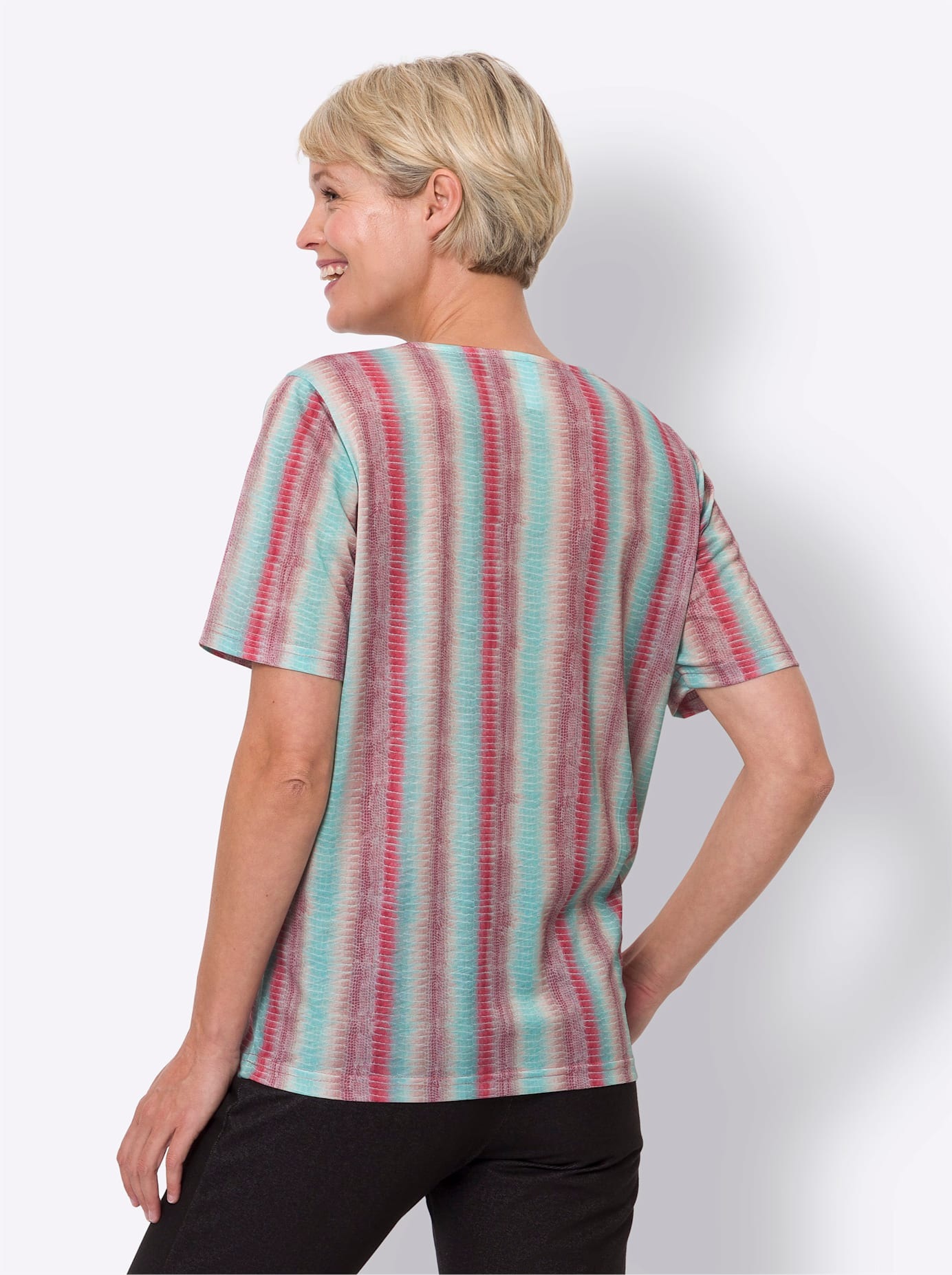 Classic Basics Kurzarmshirt "Druck-Shirt" 1 Stk. tlg. günstig online kaufen