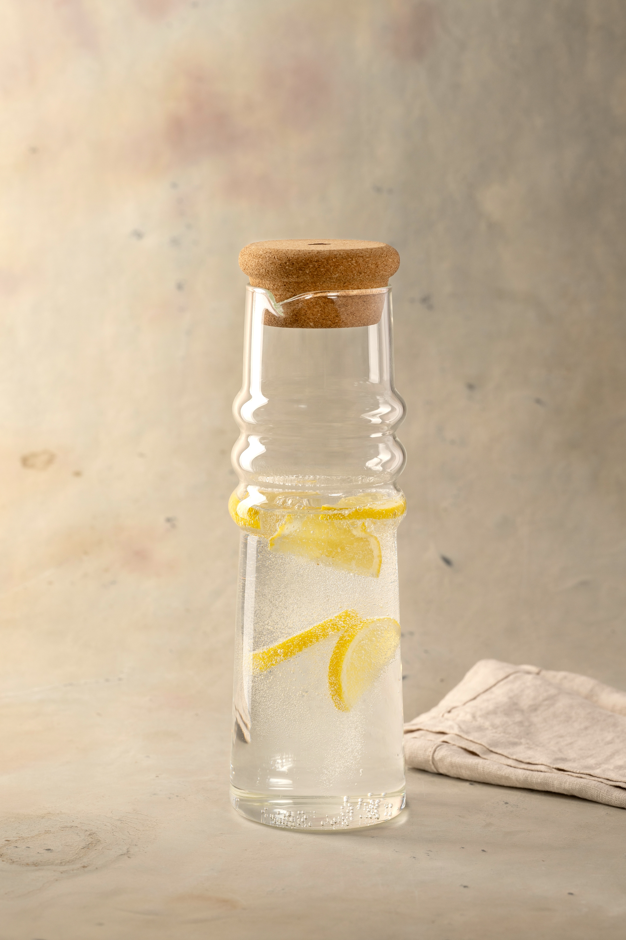 LEONARDO Karaffe »SOLE, 900 ml, mit Korkstopfen«, (1 tlg.), spülmaschinenfest