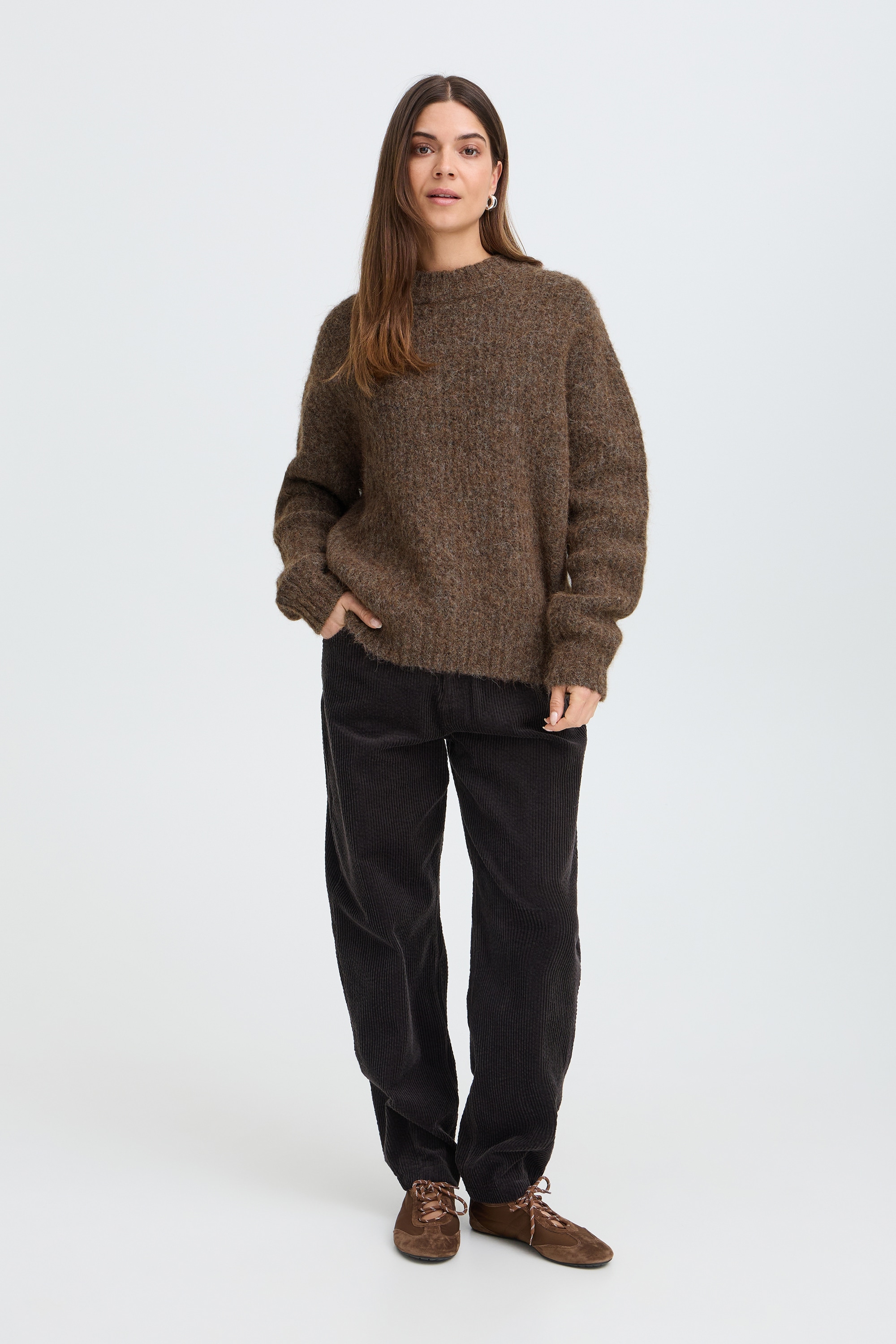 Pulz Jeans Strickpullover »Damen Langarm PZGEORGIE«