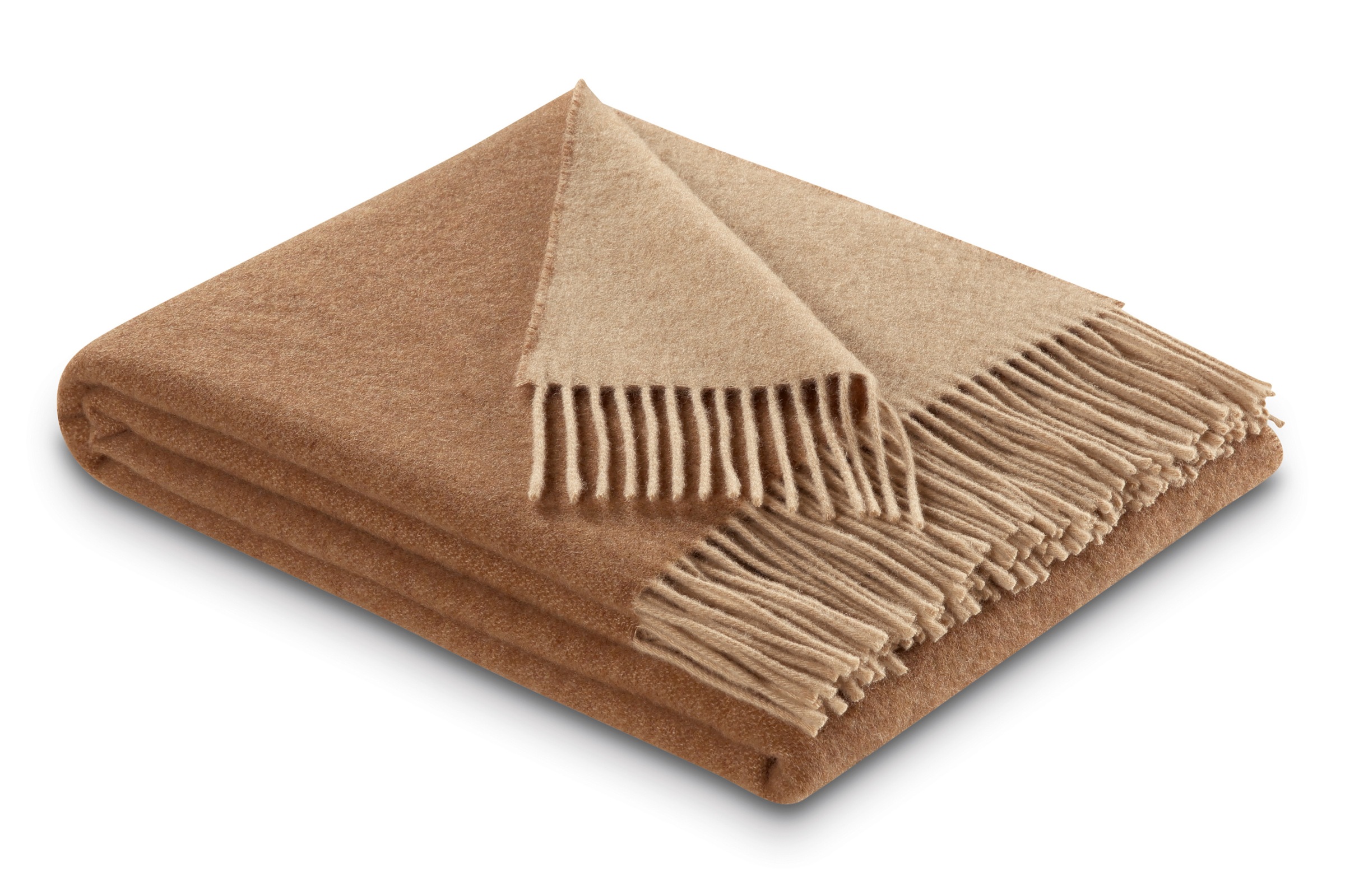 Biederlack Wohndecke "Soft Impression im Doubleface-Look" Baumwolle-Kaschmir-Mix