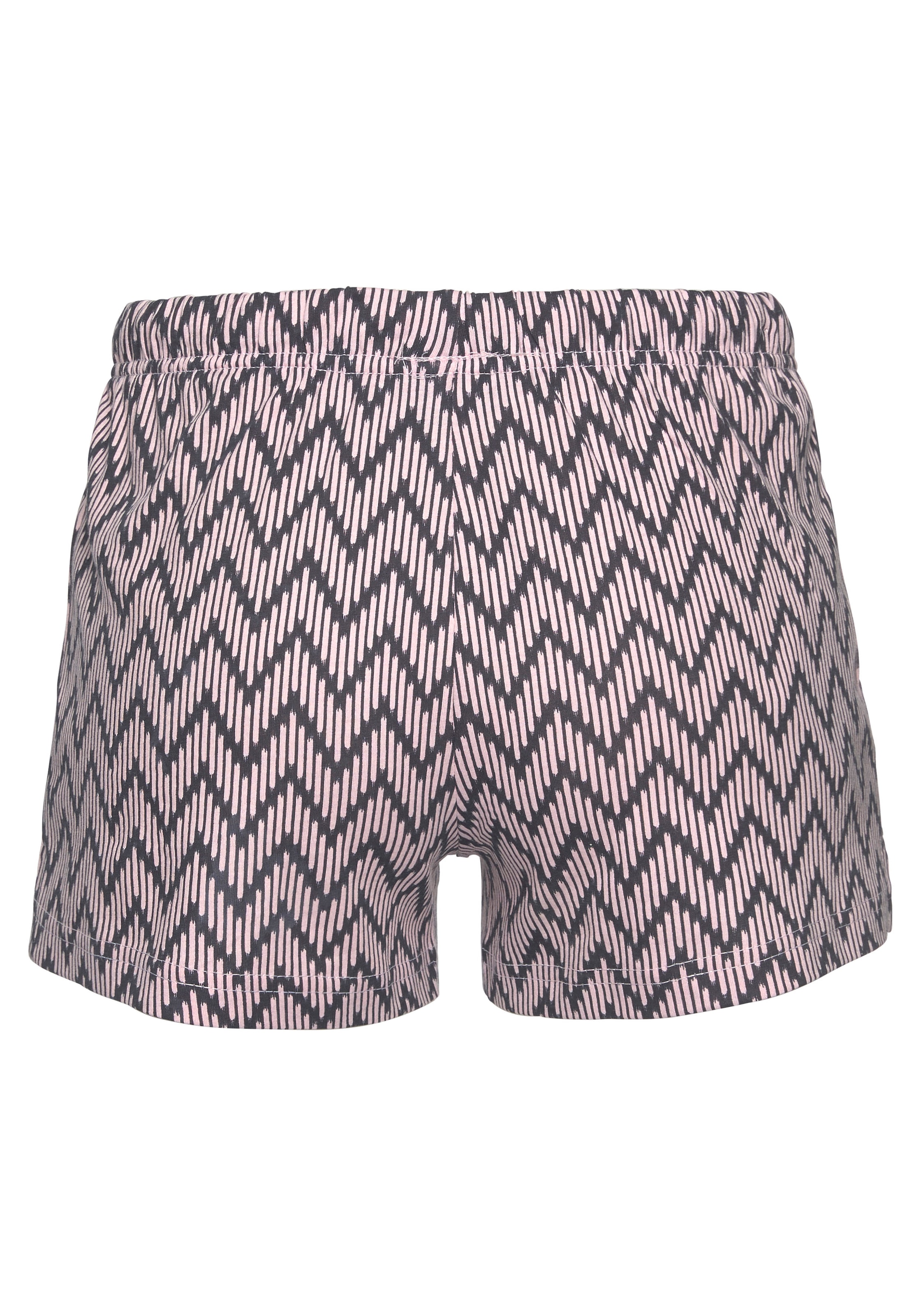 Vivance Dreams Shorty, (2 BAUR gemusterter 1 mit Schlafshorts für Stück), | ▷ tlg