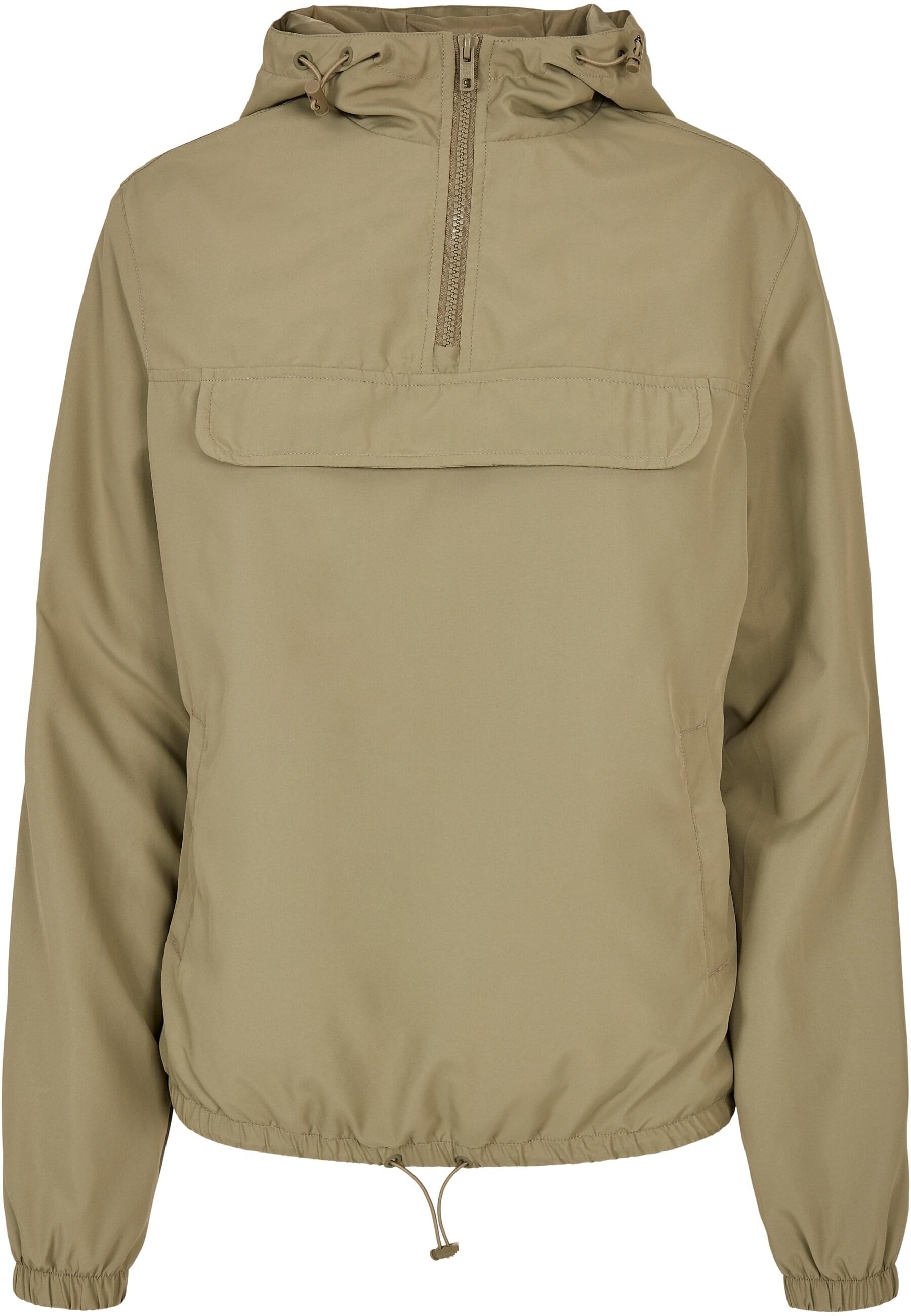 URBAN CLASSICS Allwetterjacke "Urban Classics Damen Ladies Recycled Basic Pull Over Jacket", (1 St.), mit Kapuze