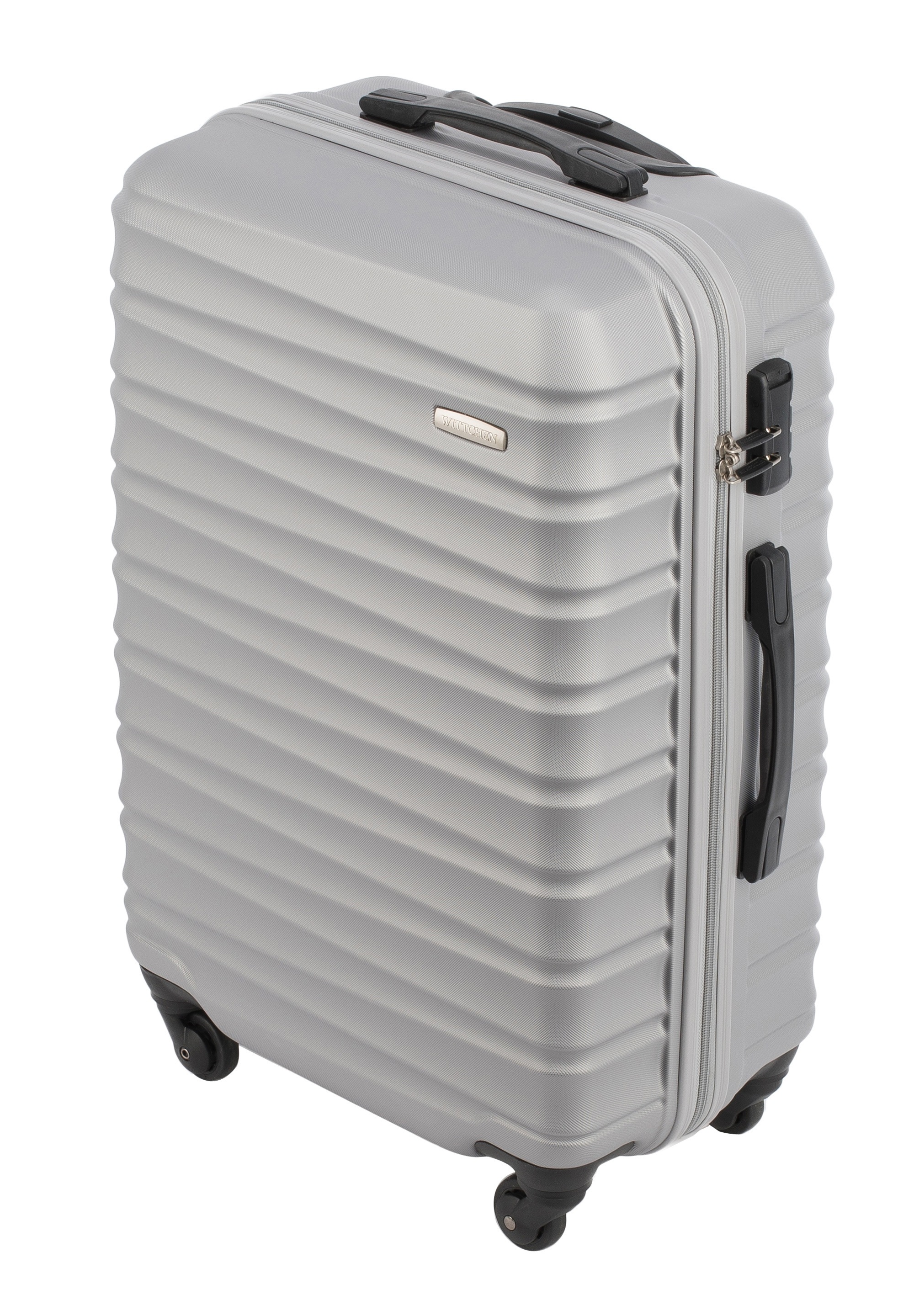 WITTCHEN Koffer »GROOVE LINE«, (nein), 4 Rollen, vier Spinnerräder, Hardcase, Teleskopgriff, Zahlenschloss