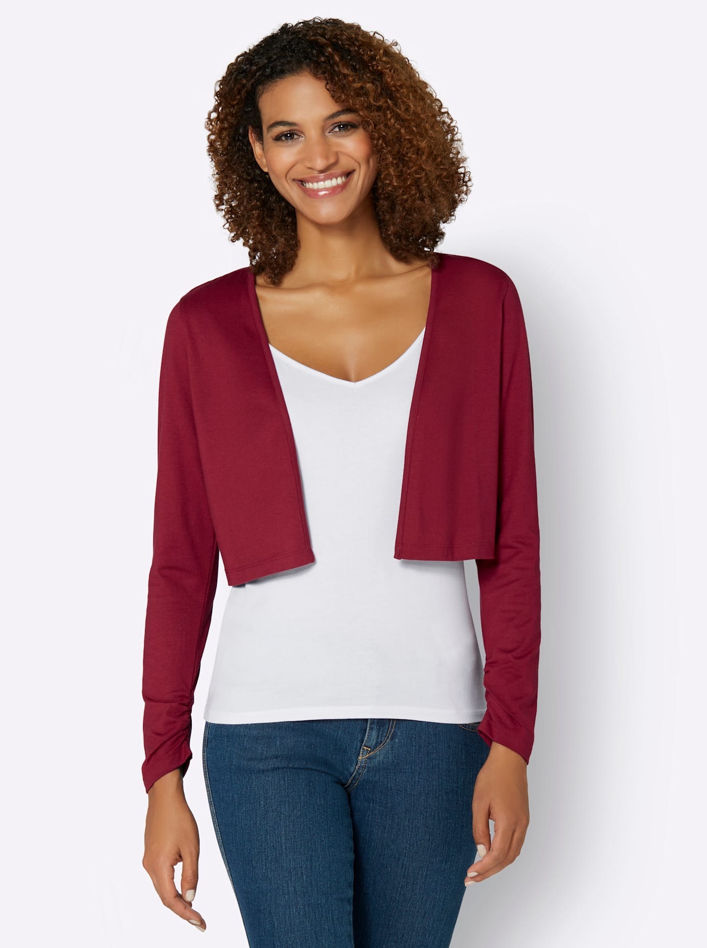 Casual Looks Shirtjacke "Shirtbolero" 1 Stk. günstig online kaufen