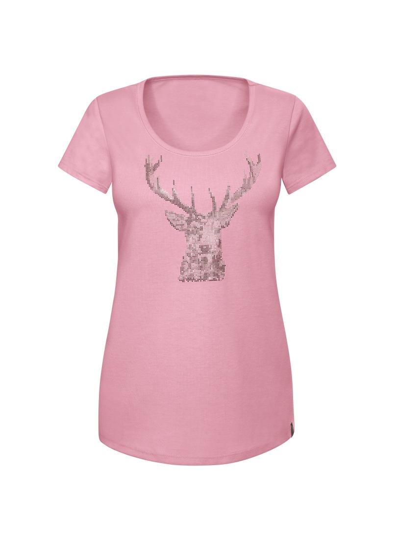 Trigema T-Shirt "TRIGEMA T-Shirt Glitzer-Hirsch" 1 Stk. tlg. günstig online kaufen
