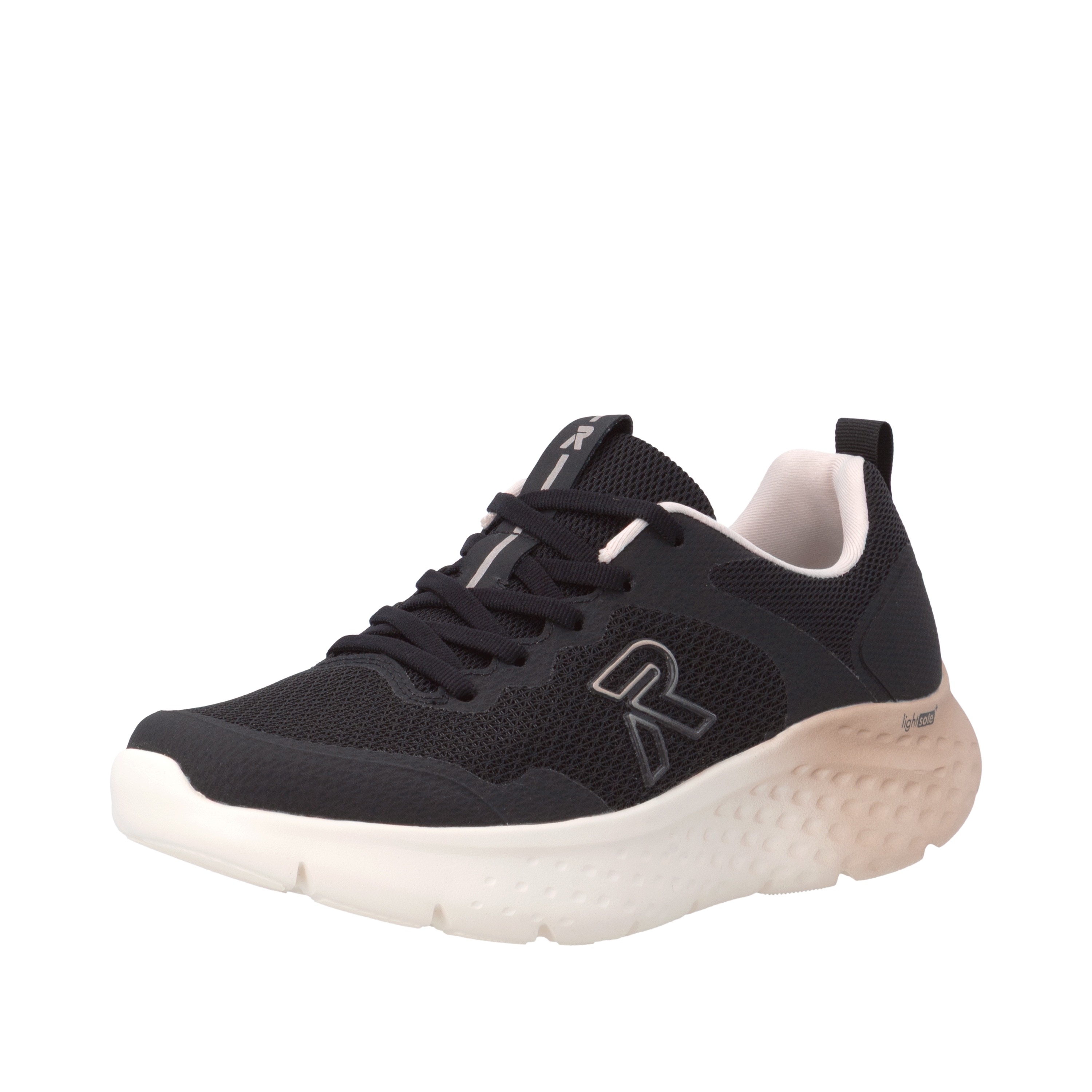 RIEKER Sport Plateausneaker Schnürschuh, Freizeitsneaker mit leichter Plateausohle