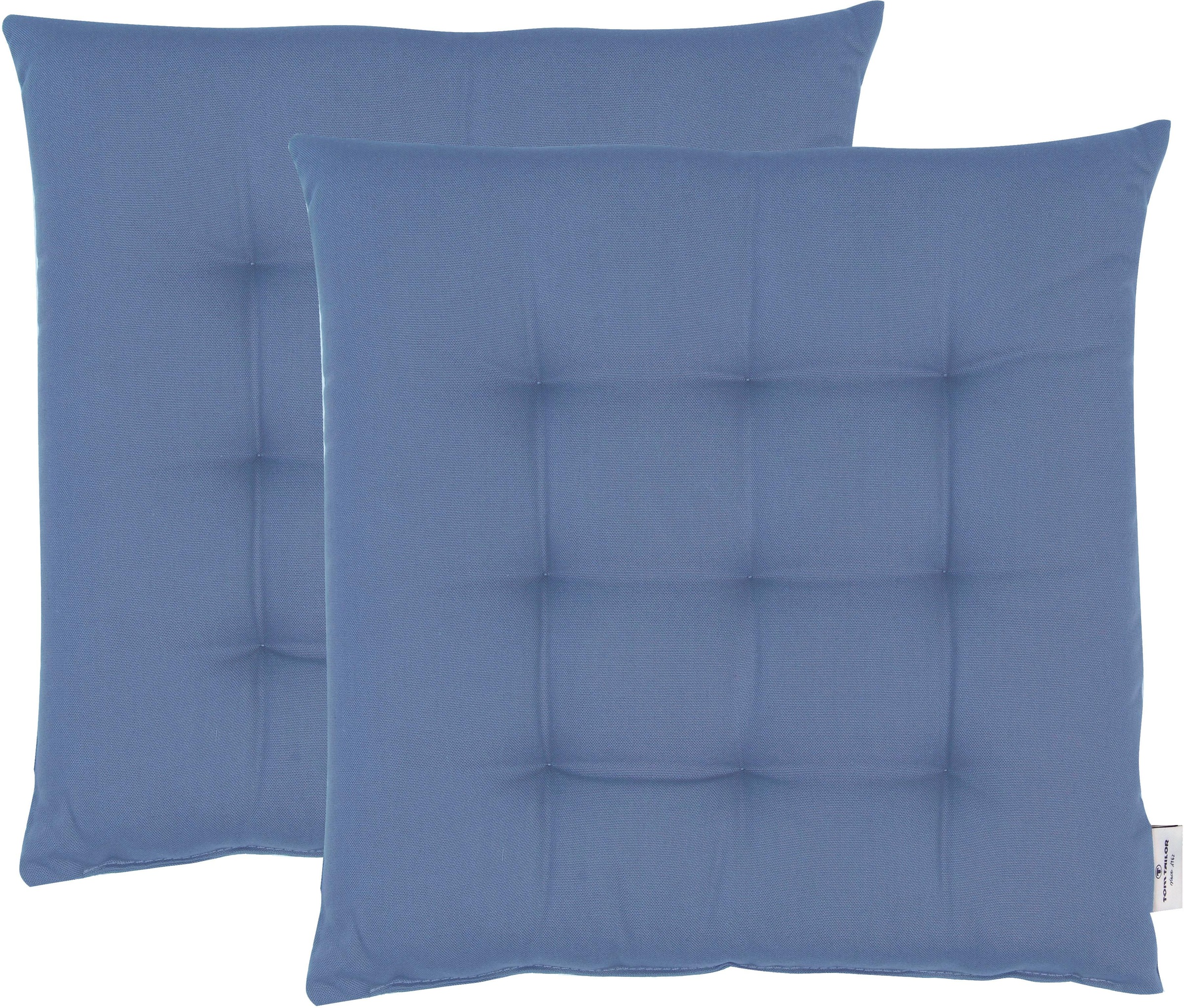 TOM TAILOR HOME Sitzkissen "Dove", TOM TAILOR unifarbenes, abgestepptes Sit günstig online kaufen