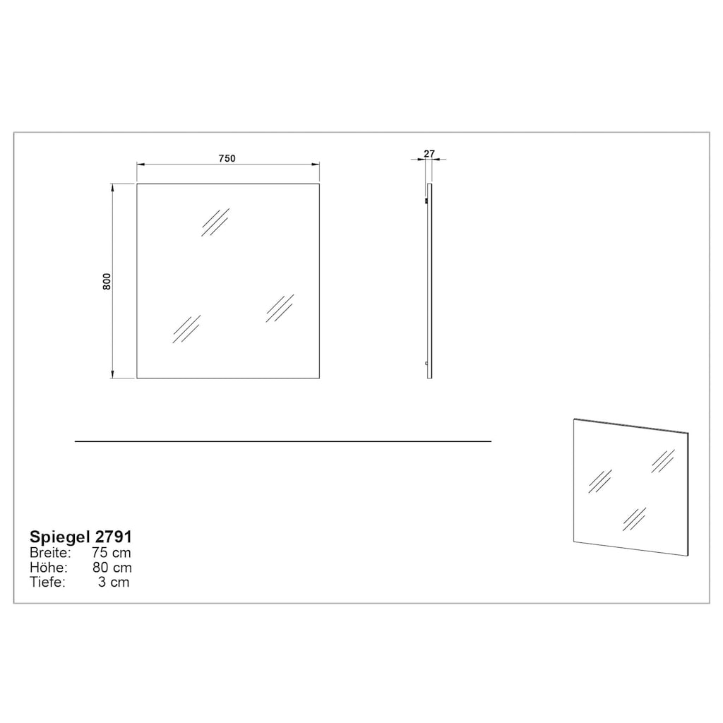GERMANIA Wandspiegel »Spiegel 2791«