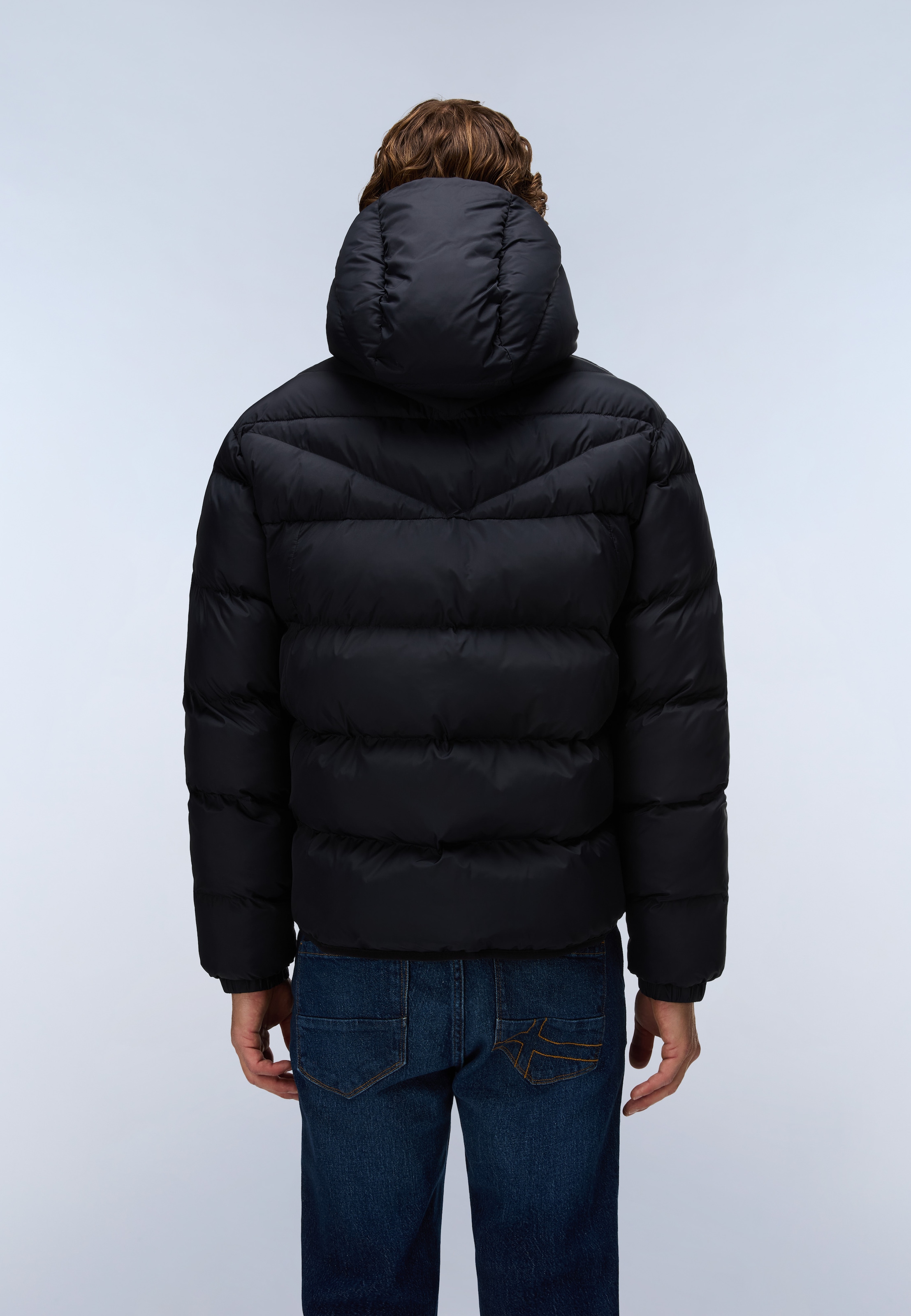 Napapijri Steppjacke »A-MOLVENO HOOD BLACK BEAUTY« auch in großen Größen