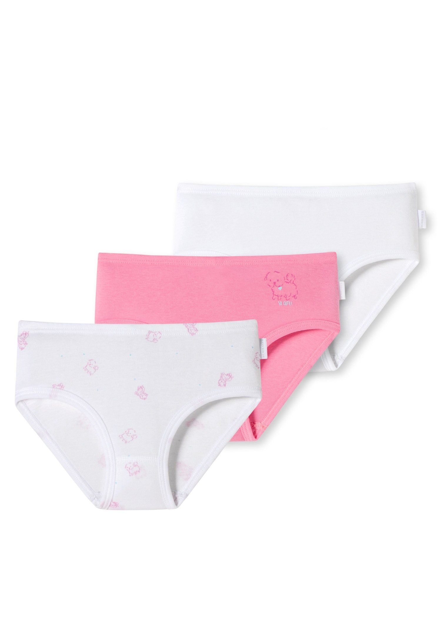 Schiesser Hüftslip ""Original Classics"", (3er-Pack), mit kleinem Motiv am Bund