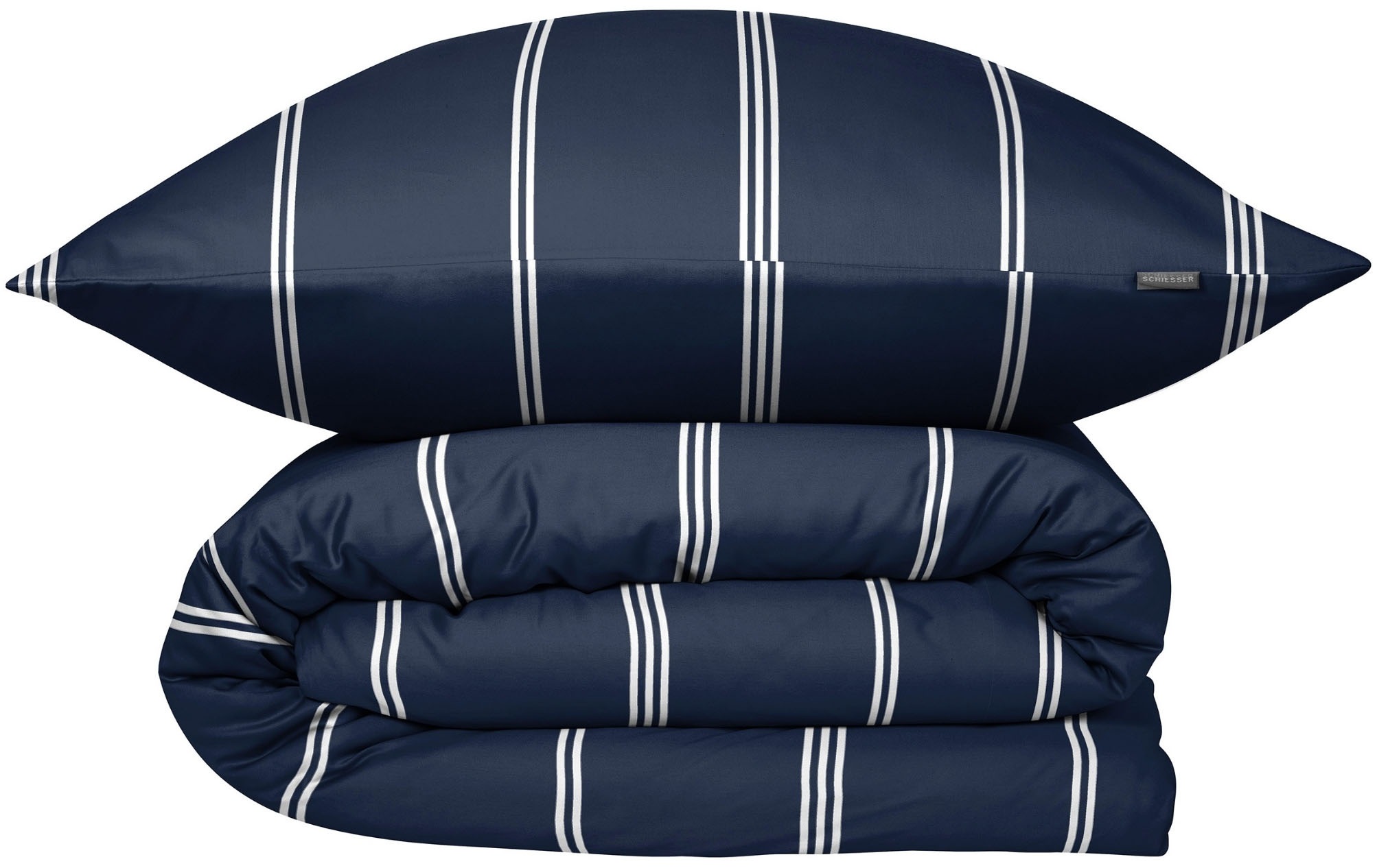 Schiesser Bettwäsche "Matteo aus weicher Baumwolle mit klassischem Streifen günstig online kaufen