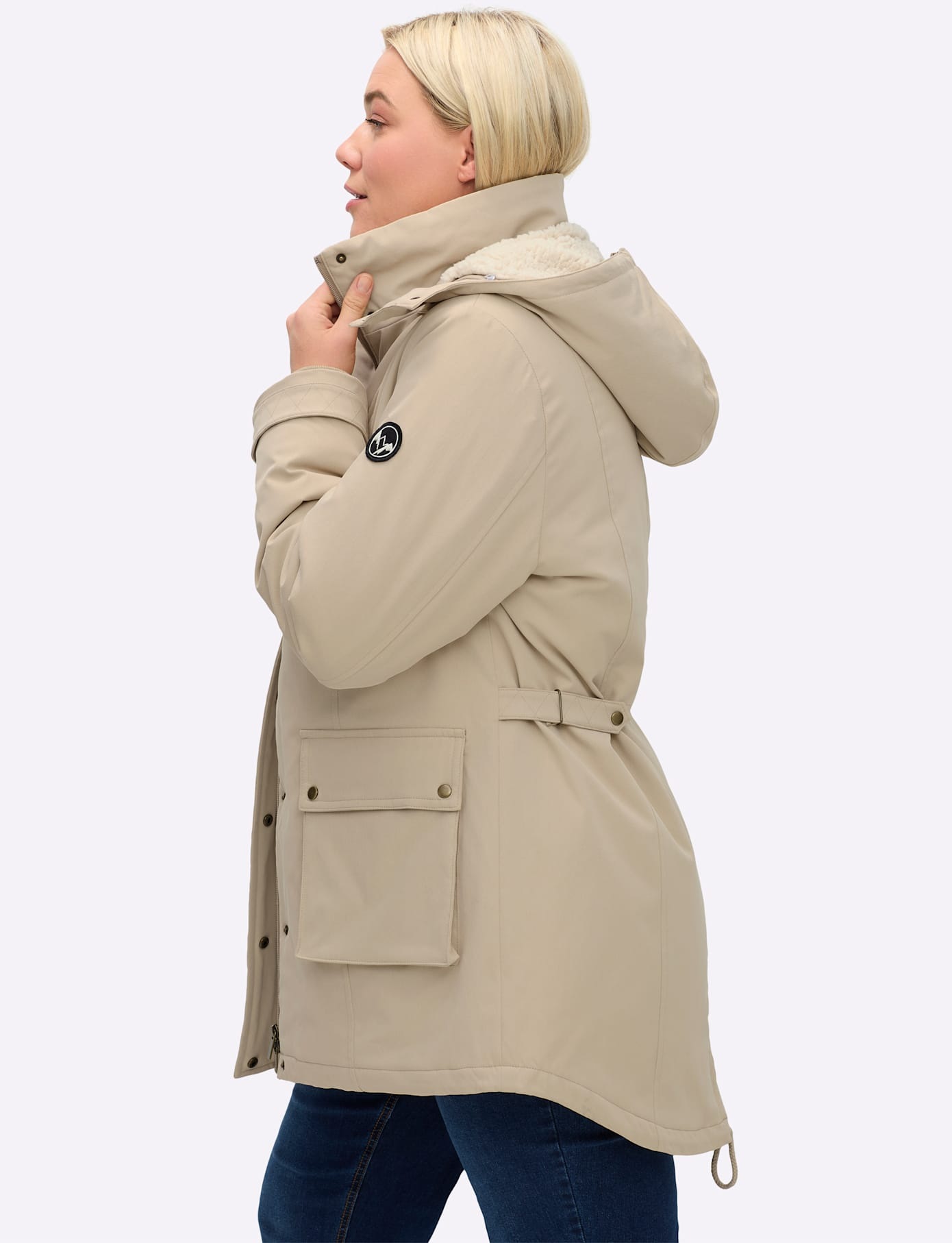 Sheego Parka, mit Kapuze günstig online kaufen