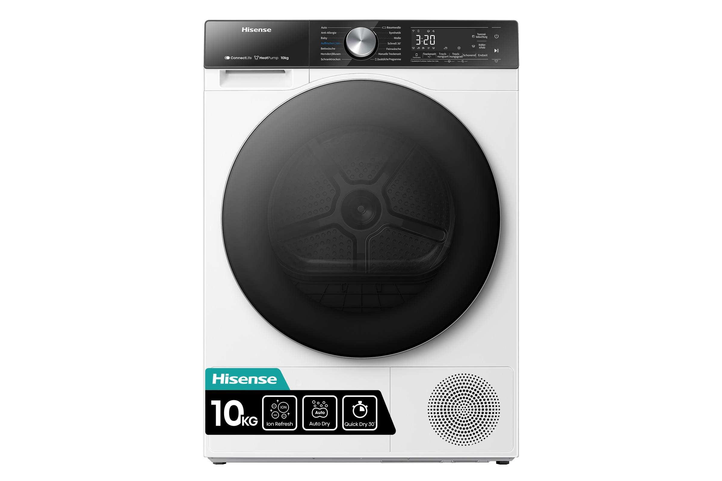 Hisense 5S Freistehender Wäschetrockner mit Wärmepumpe, 10 kg