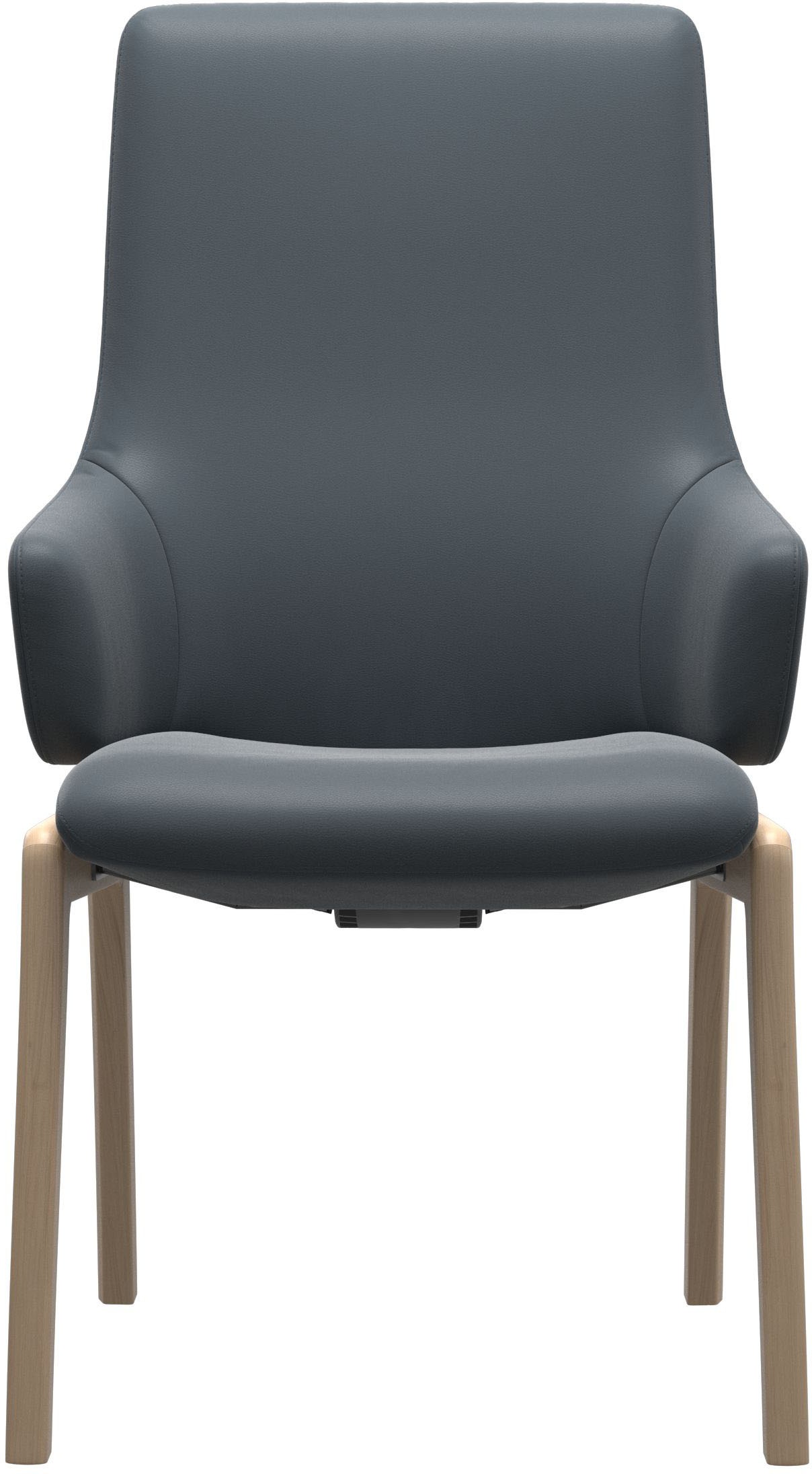 Stressless® Polsterstuhl »Laurel«, Leder BATICK, High Back mit Armlehne, Größe L, mit abgerundeten Beinen in Eiche