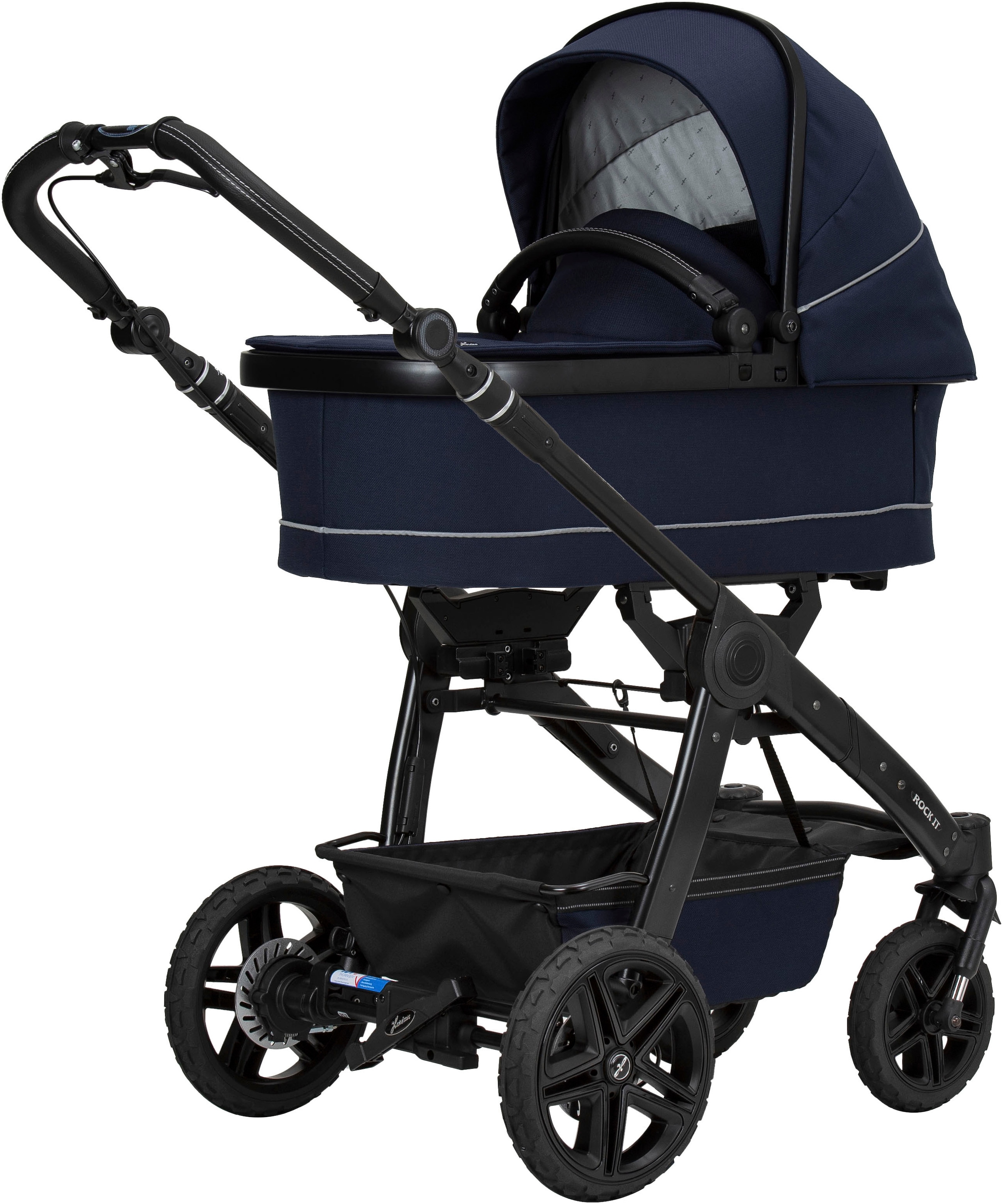 Hartan Kombi-Kinderwagen »Rock it Outdoor, mit Handbremse«, Lieferung ohne Adapter; Made in Germany