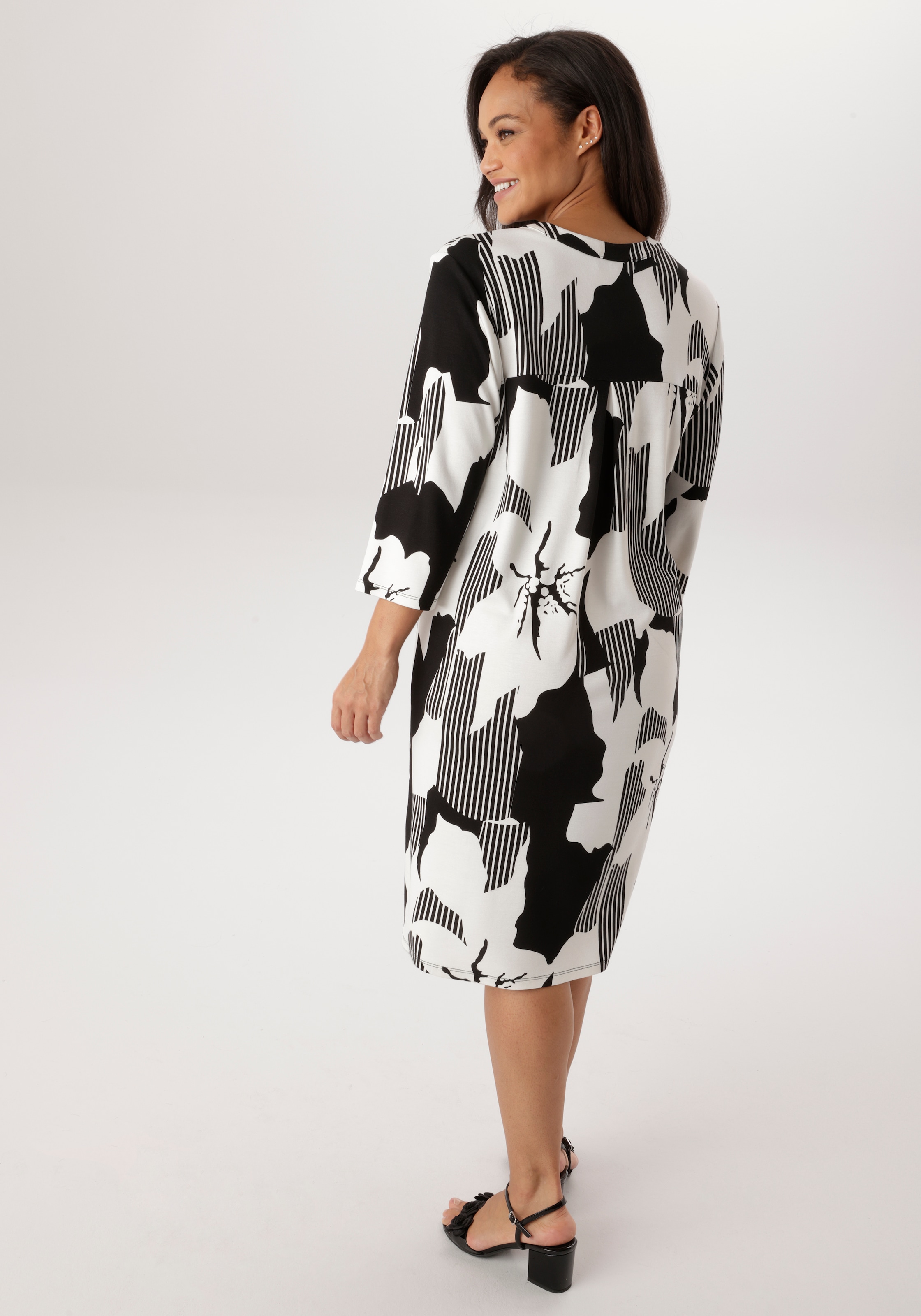 Aniston PLUS Jerseykleid elastisches Jersey-Kleid - NEUE KOLLEKTION