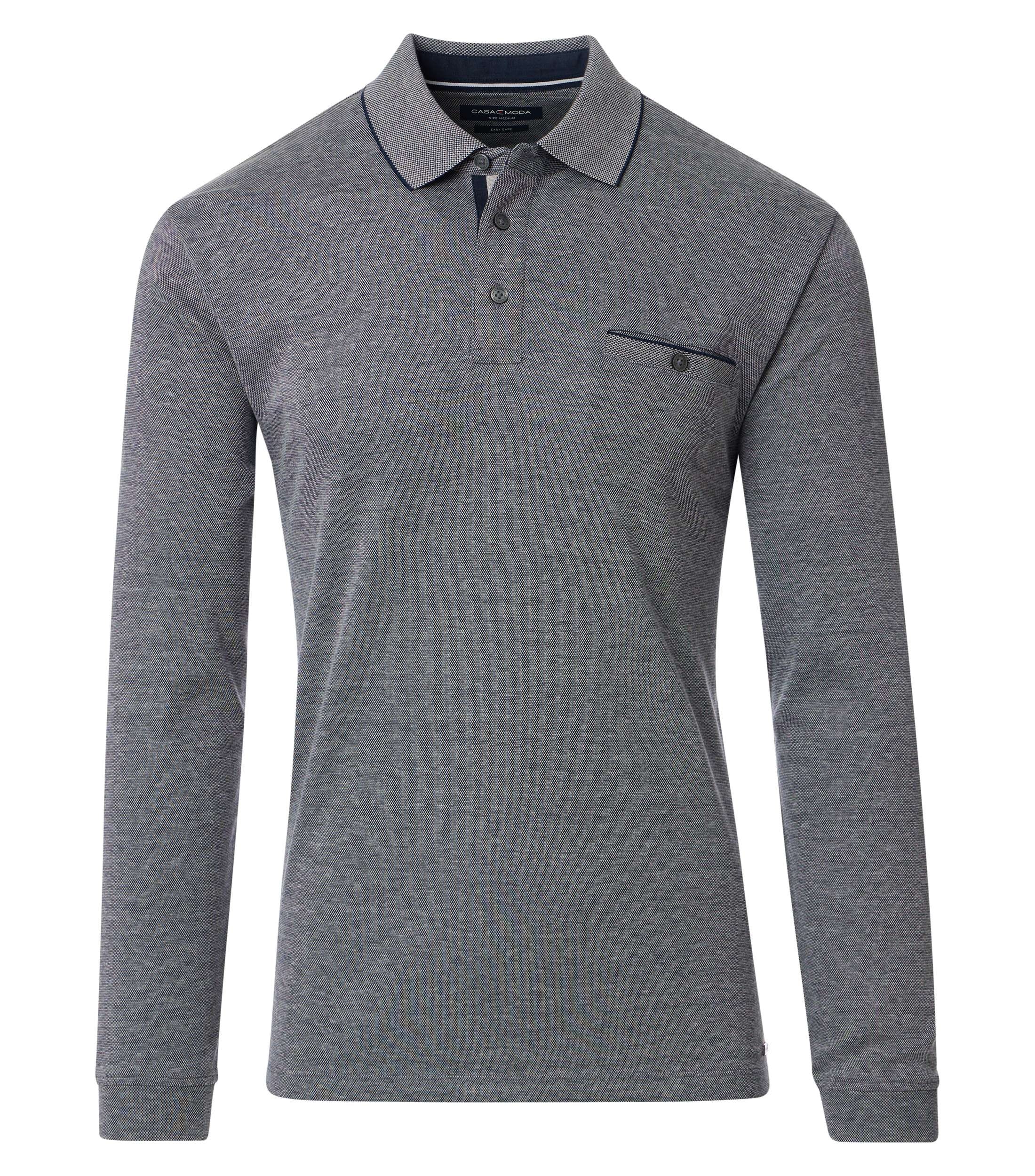 CASAMODA 1100000002199 "CASAMODA Polo-Shirt Langarm uni"