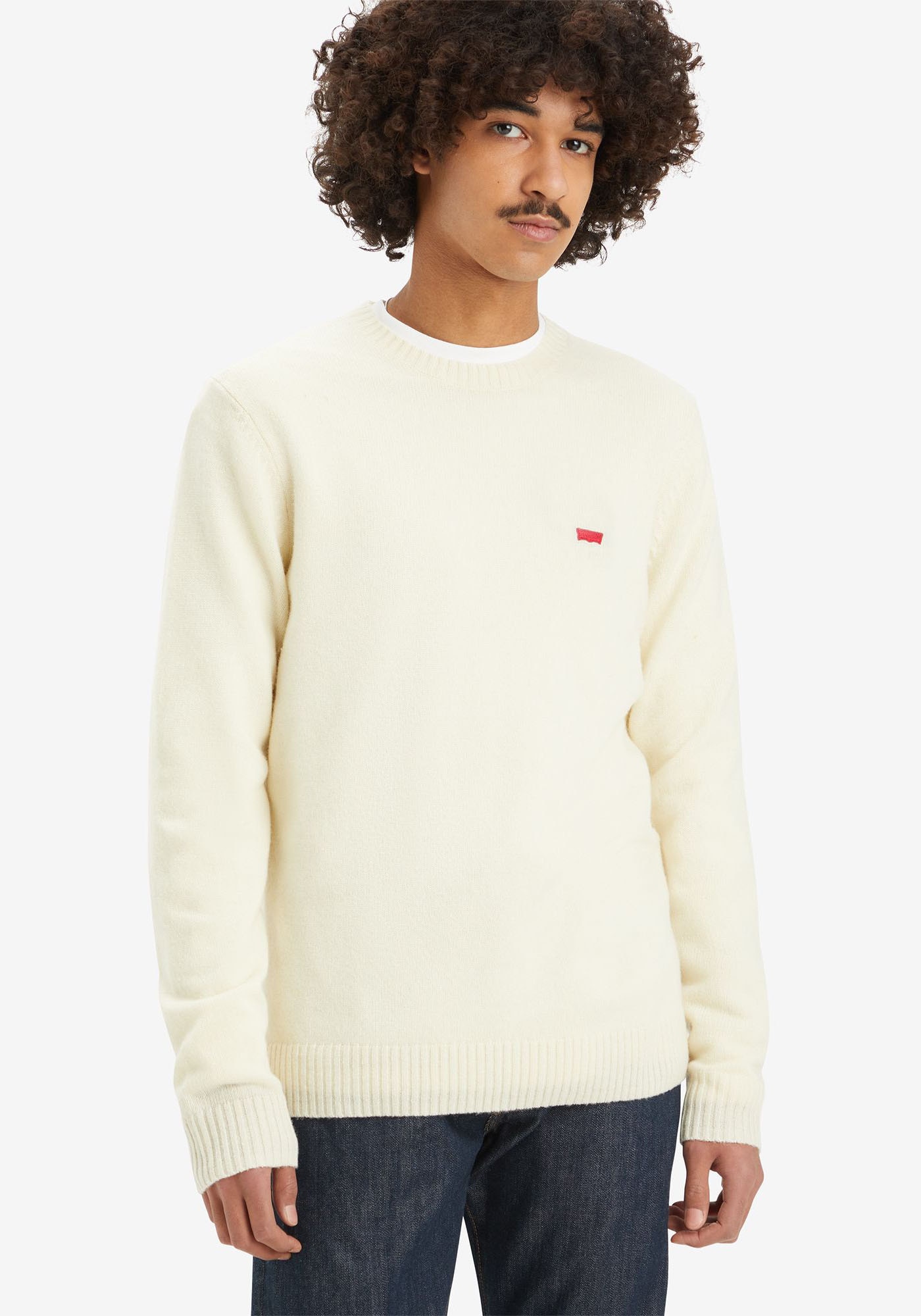 Levis Wollpullover "ORIGINAL HM SWEATER", in klassischer Rundhalsform