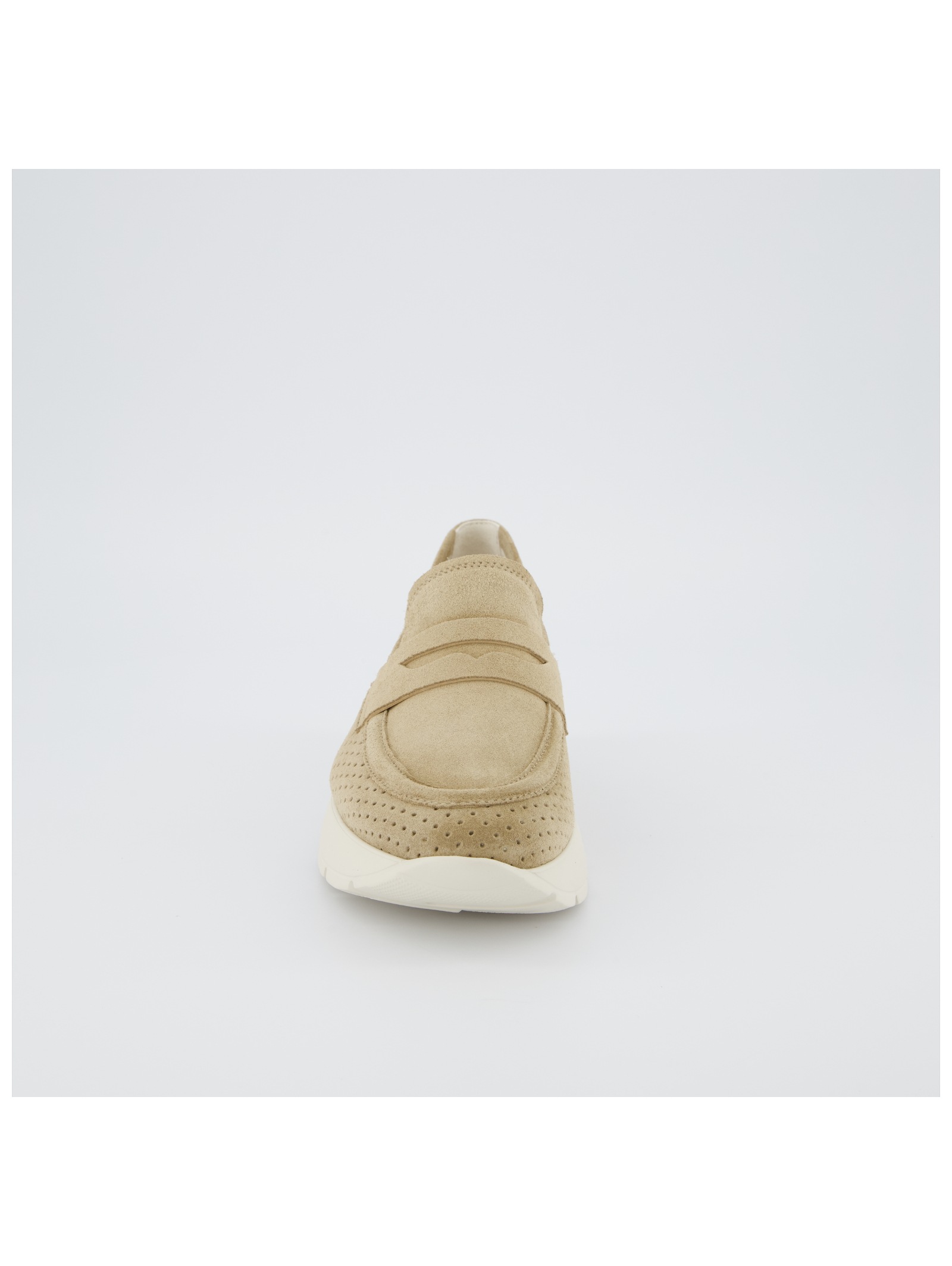 Slipper PAUL GREEN "Paul Green Slipper Veloursleder", Damen, Gr. 40, beige, Veloursleder, Schuhe Slipper 2