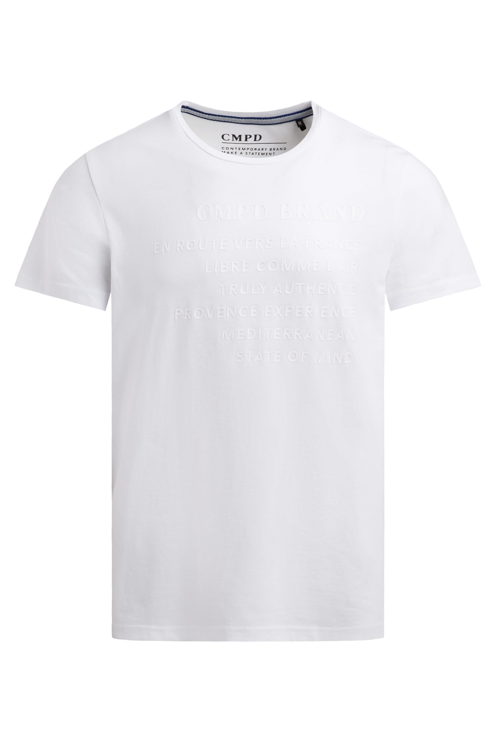 CMPD Rundhalsshirt mit Baumwolle