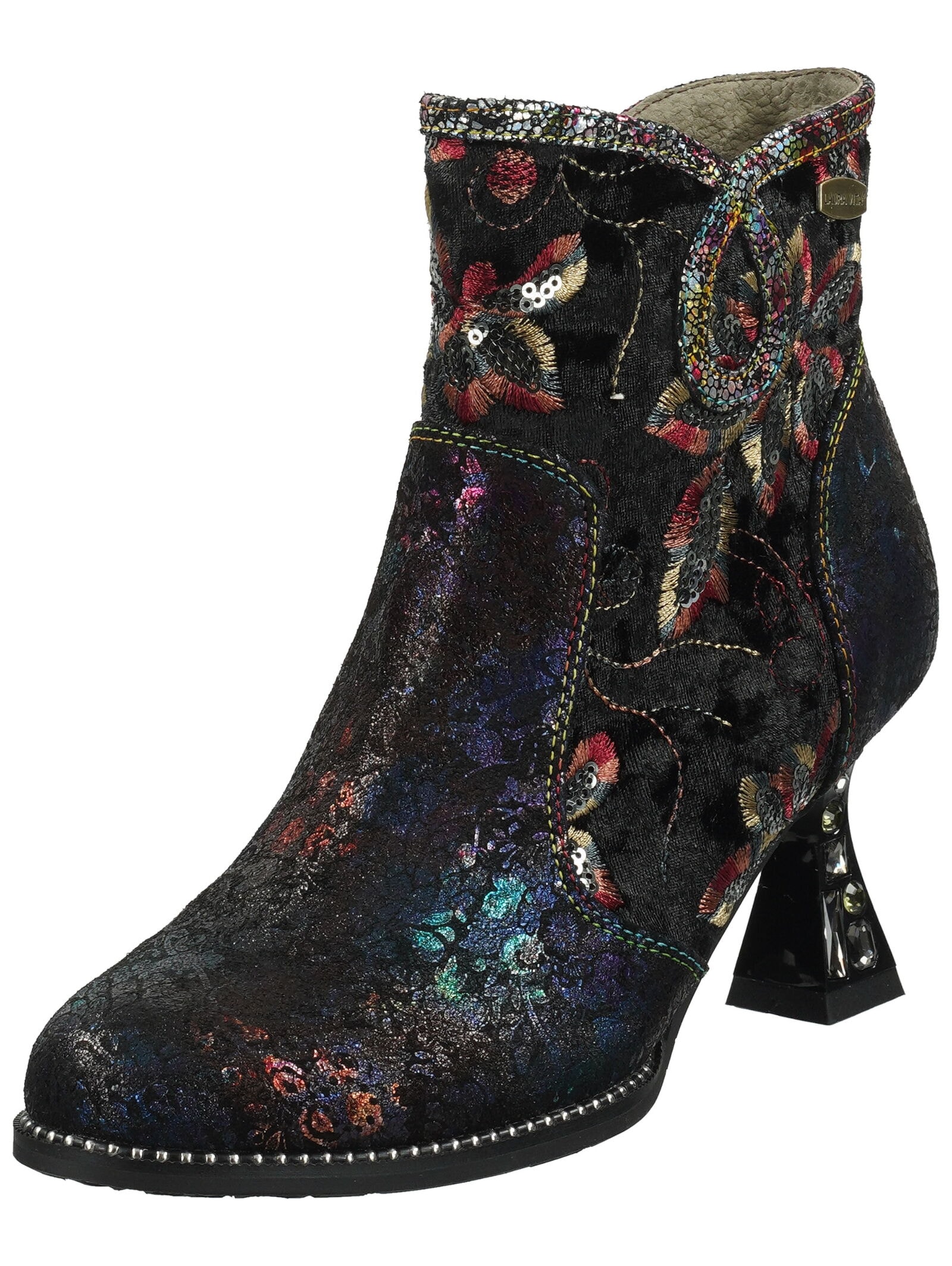 LAURA VITA Stiefelette "LAURA VITA Stiefelette Leder/Textil" günstig online kaufen