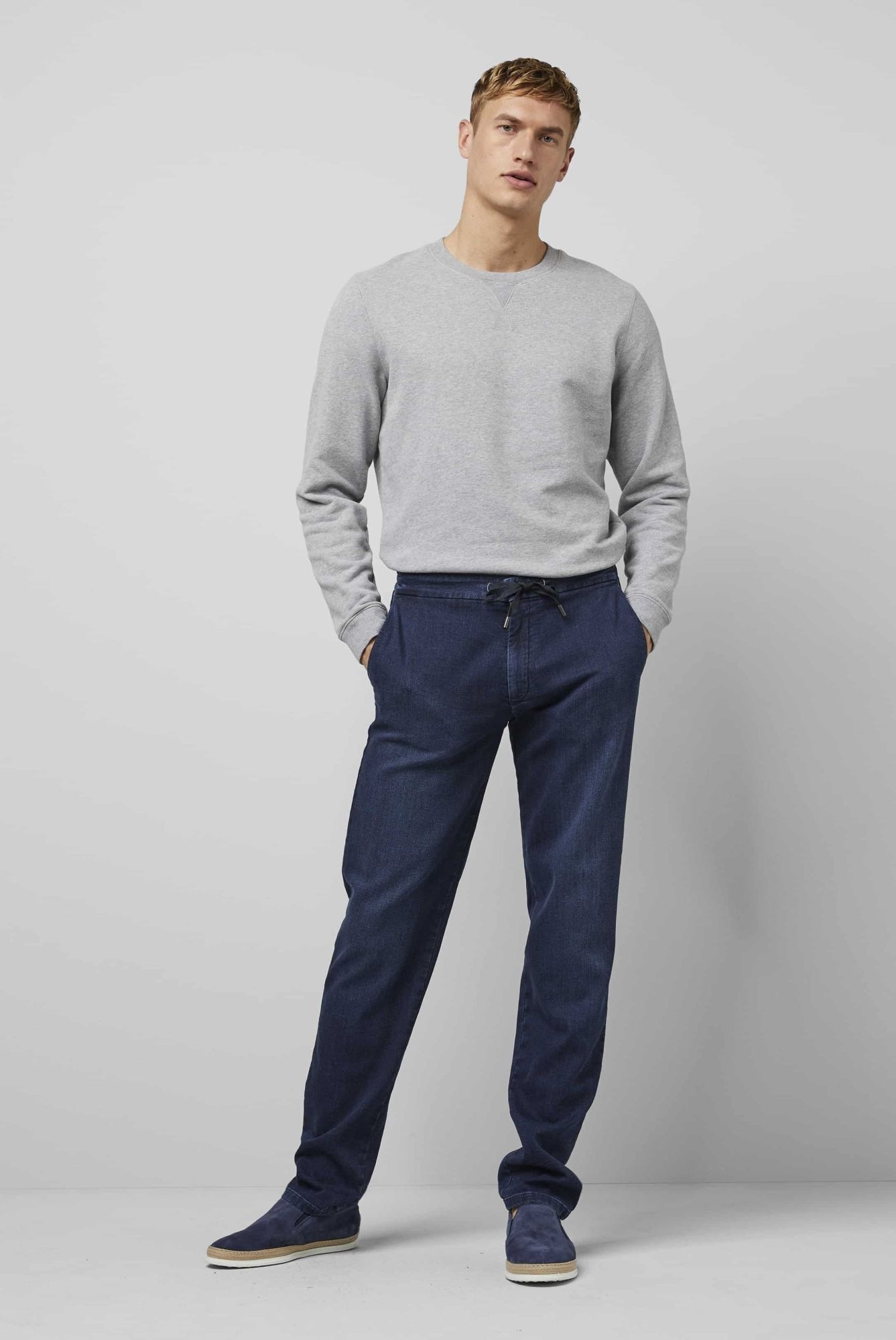 MEYER 5-Pocket-Jeans »LOOSE«, mit Super-Stretch