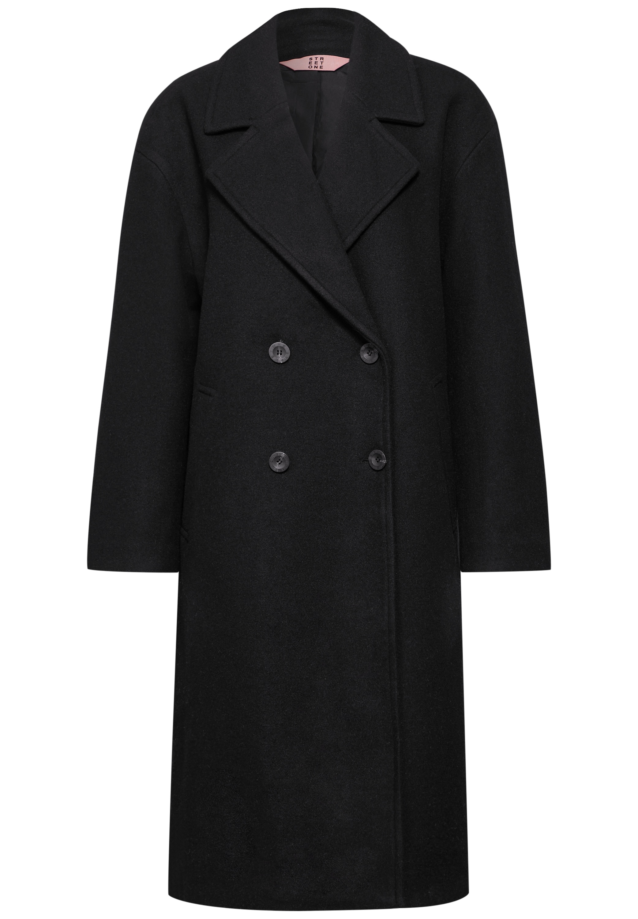 STREET ONE Trenchcoat, in Woll-Optik