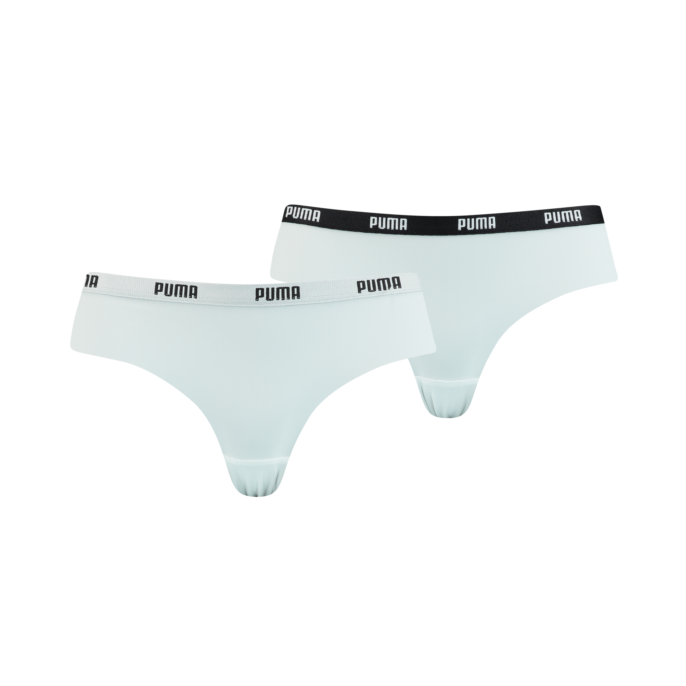 Puma Brasilslip "Puma Women Microfiber Brazilian 2P Hang" 2er Pack, Mit Soft-Touch-Bund