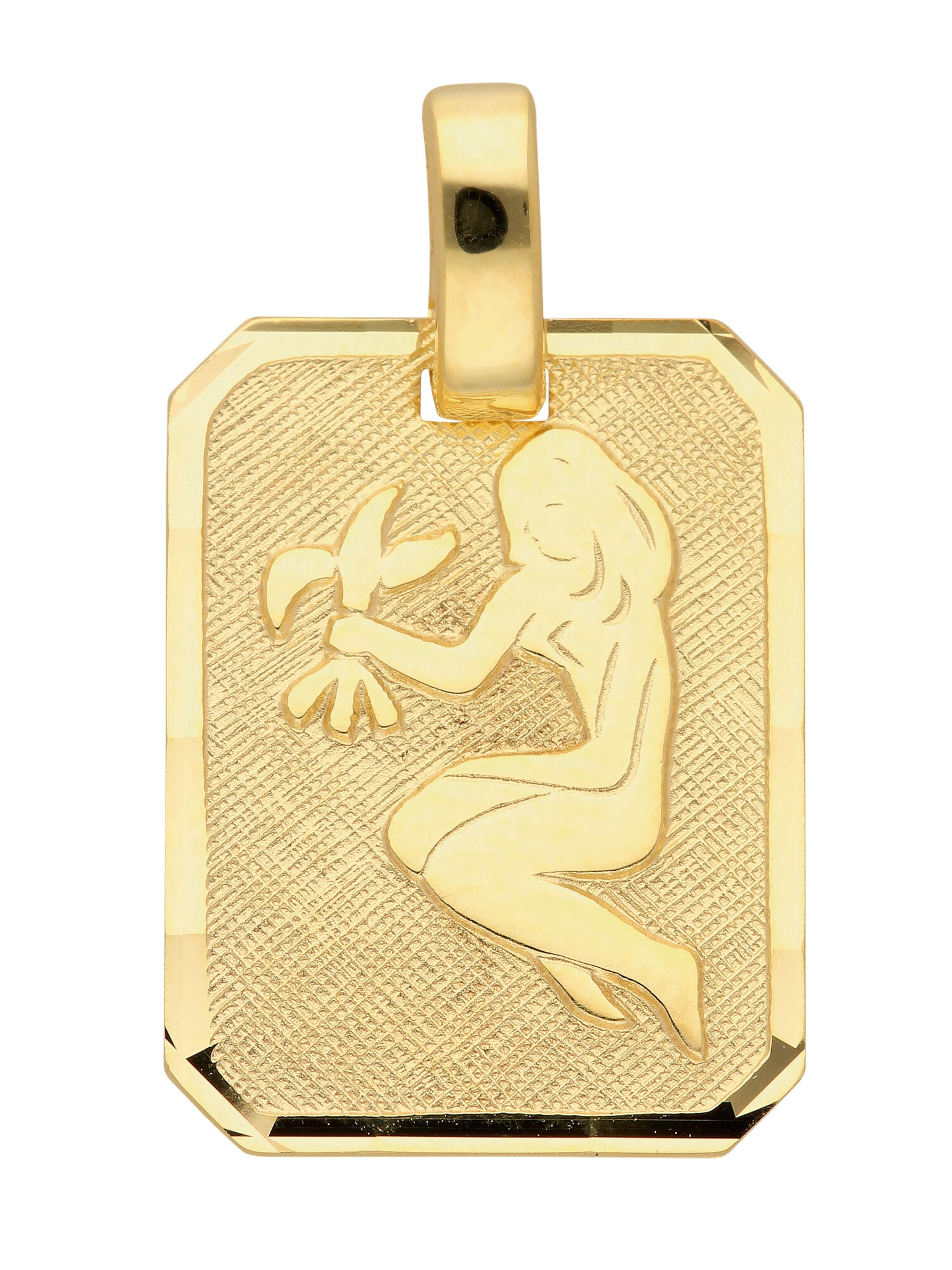 ADELIA ́S Damen Kettenanhänger "Damen Gold Schmuck 333 Gold Sternzeichen Anhänger Jungfrau", Gold, gold, Gold, Schmuckanhänger, Goldschmuck für Damen