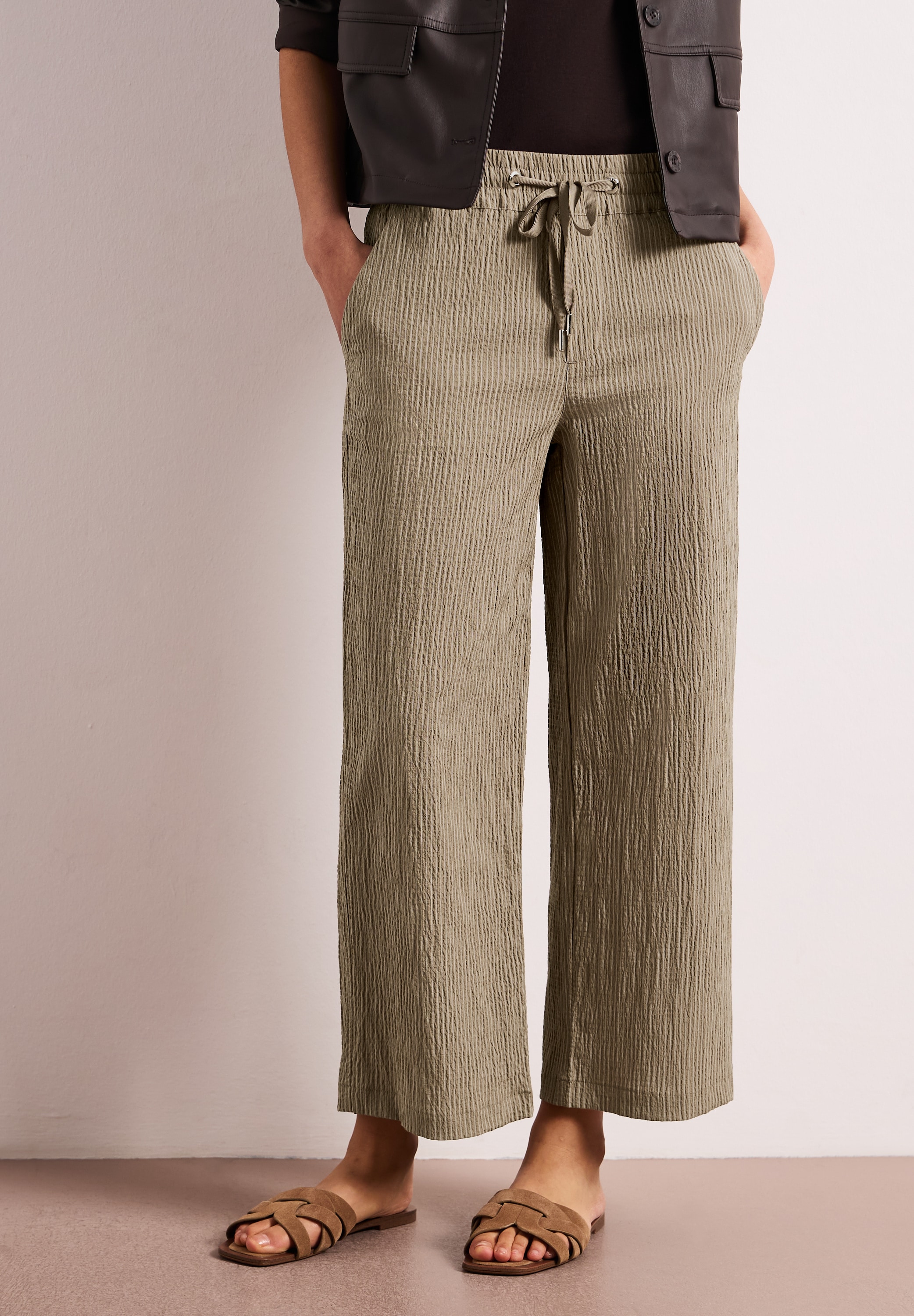STREET ONE Stoffhose "Style Emee" mit elastischem Bund
