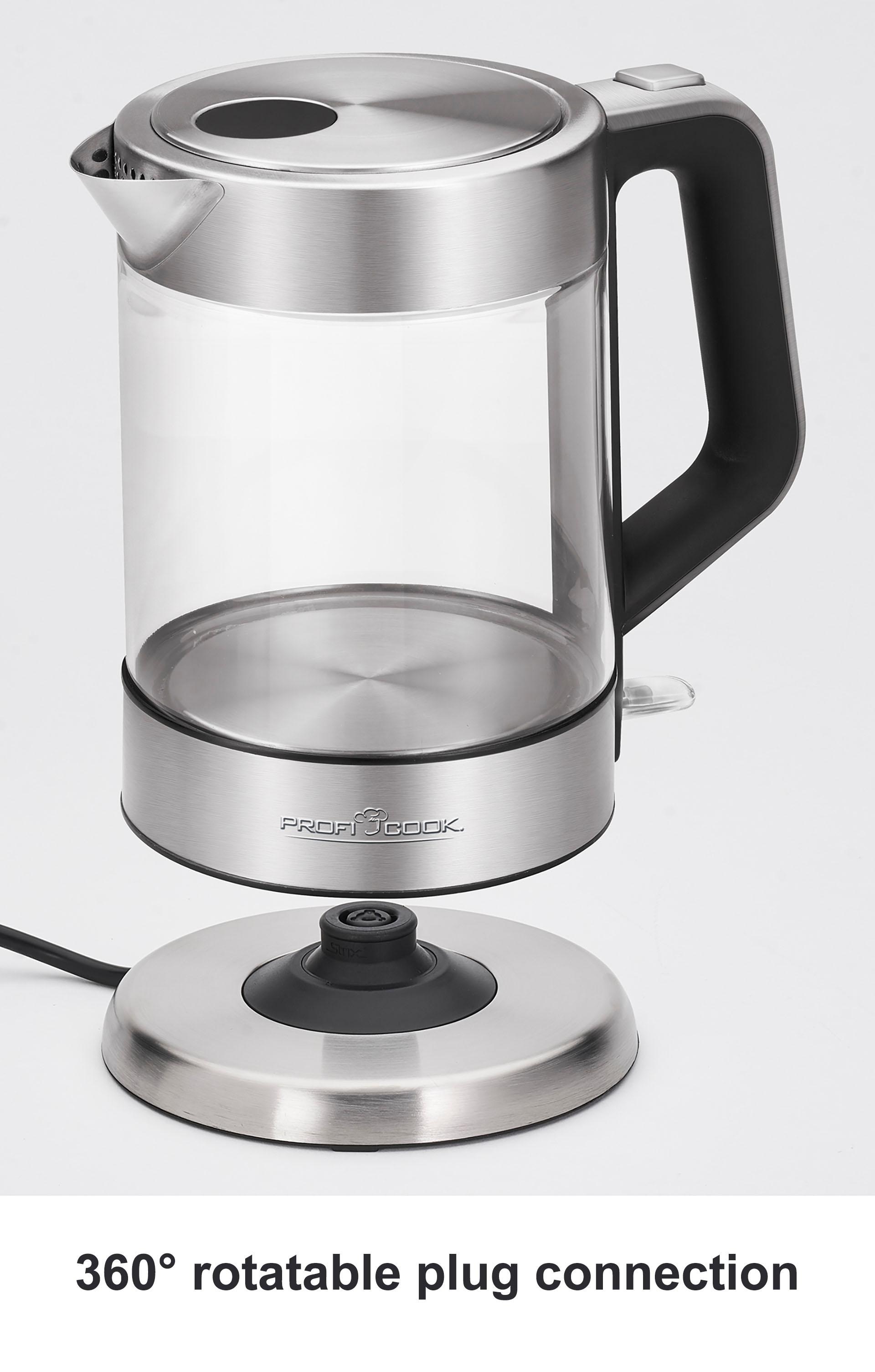 ProfiCook Wasserkocher »PC-WKS1107G«, 1,5 l, 2200 W