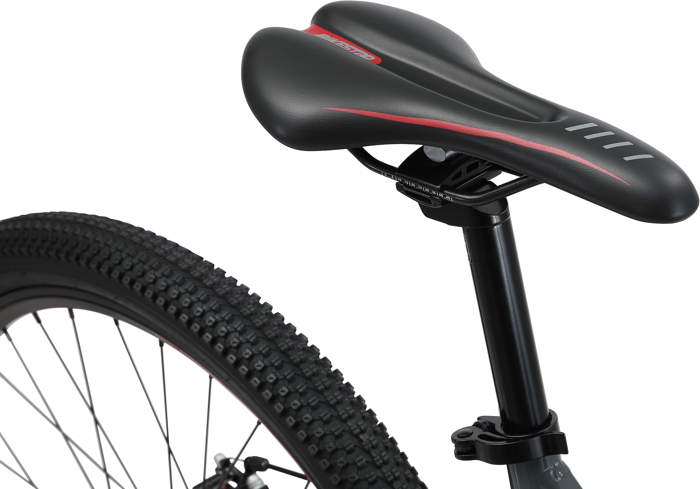 Bikestar Mountainbike, 21 Gang, Shimano, RD-TY300 Schaltwerk, Kettenschaltung, für Damen und Herren, Kettenschaltung