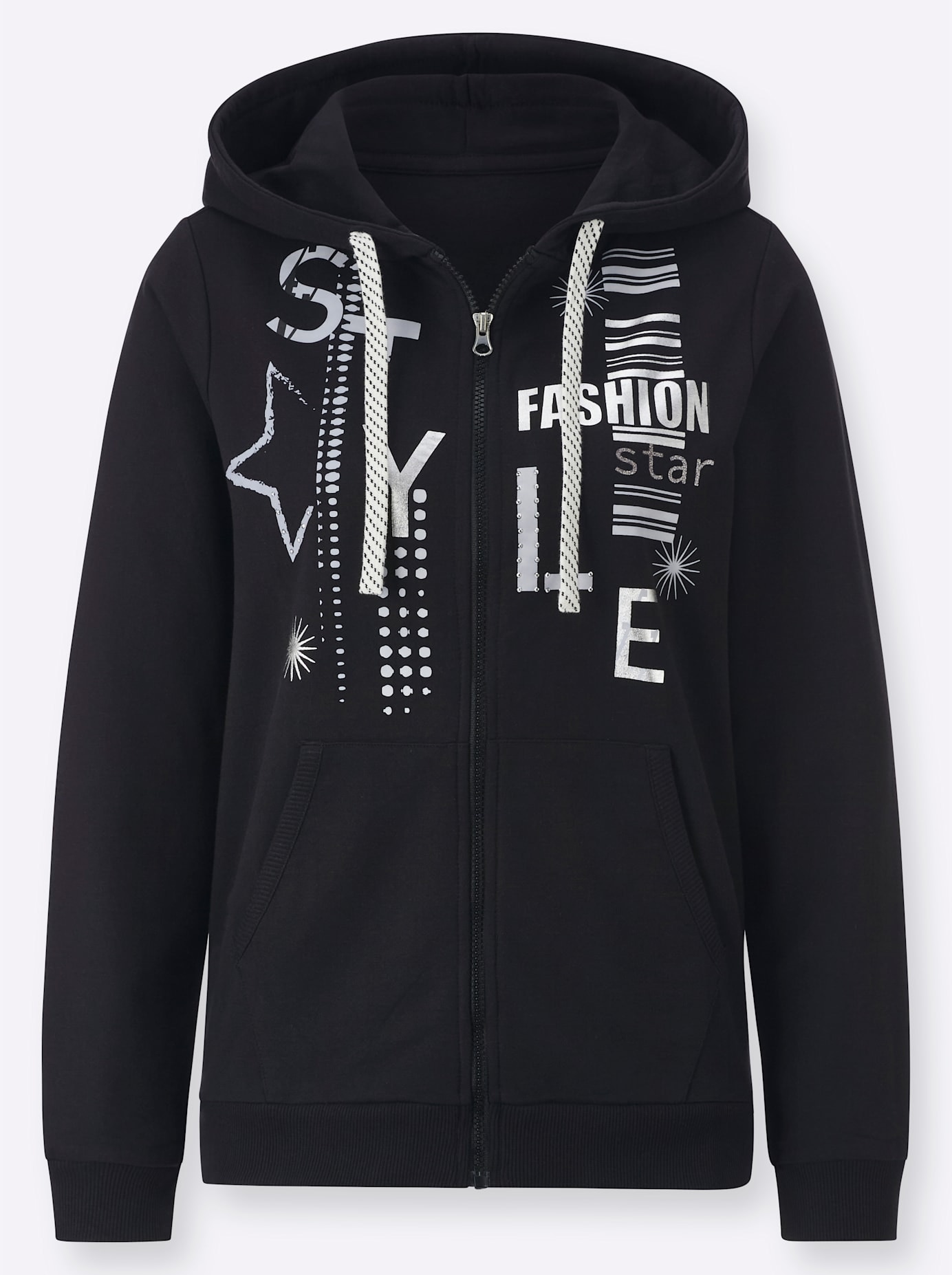 Inspirationen Shirtjacke »Sweatjacke«, (1 tlg.)